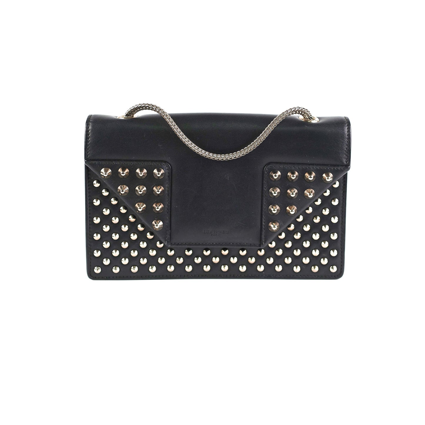 YSL Saint Laurent Studded Crossbody Bag Black