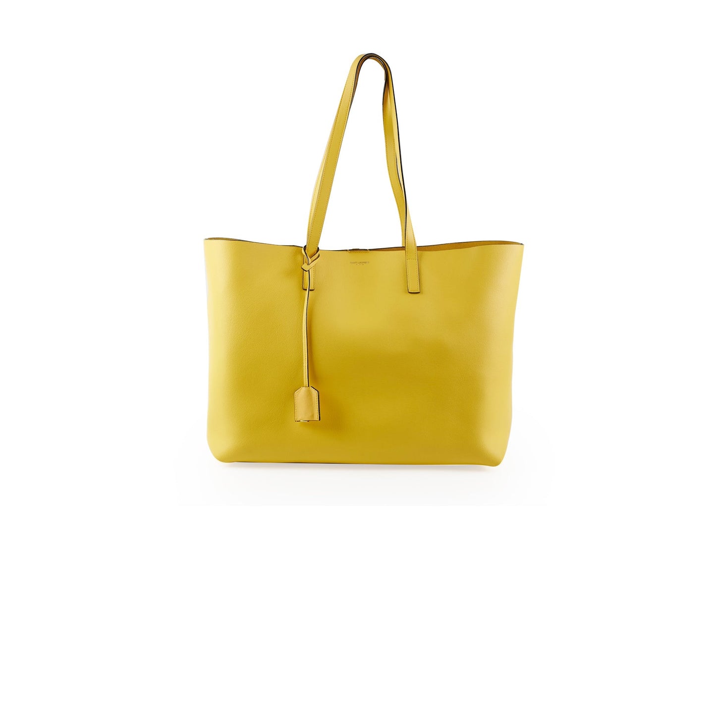 YSL Saint Laurent Calfskin Tote Bag Yellow