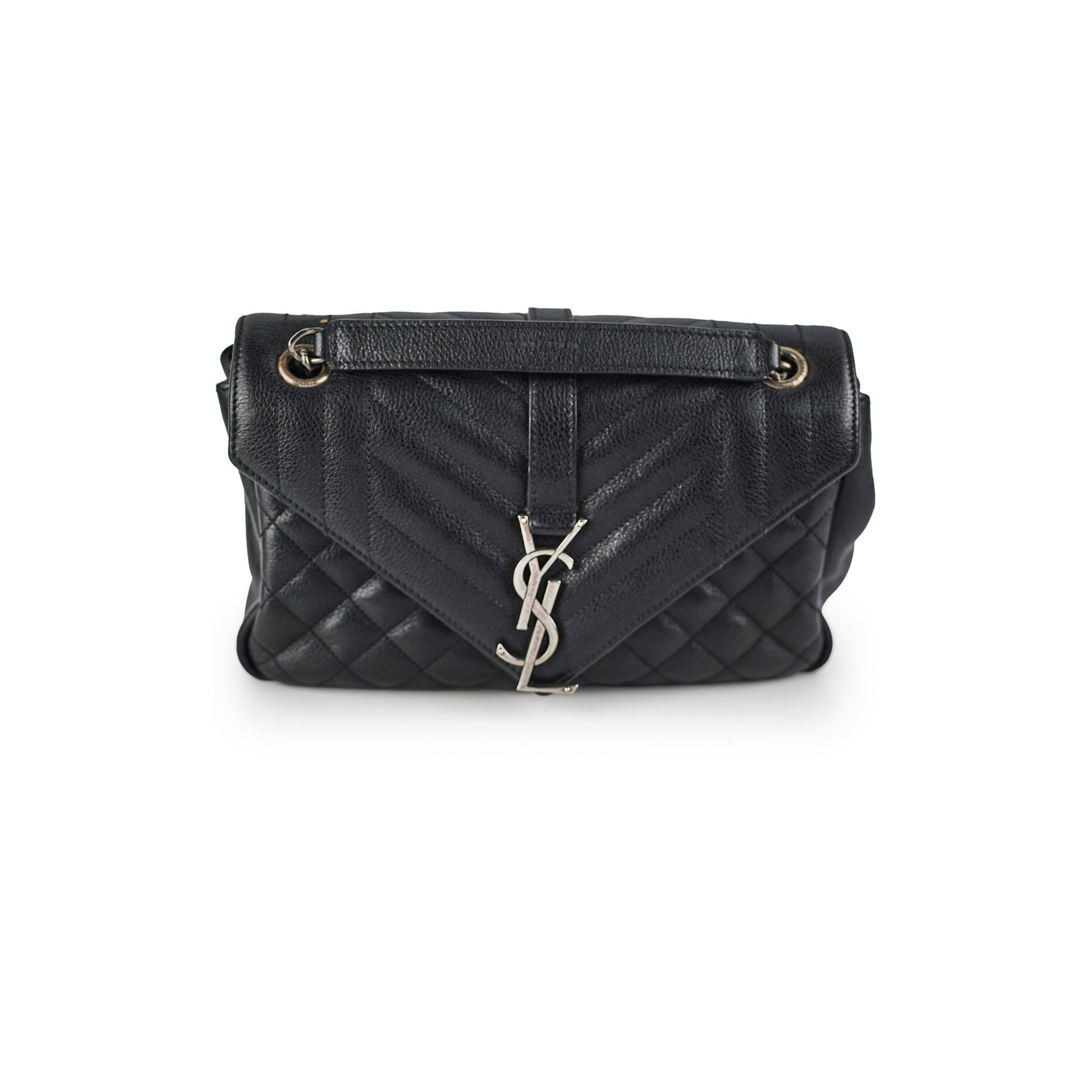 YSL Saint Laurent College Crossbody Bag Black Small College Small Black