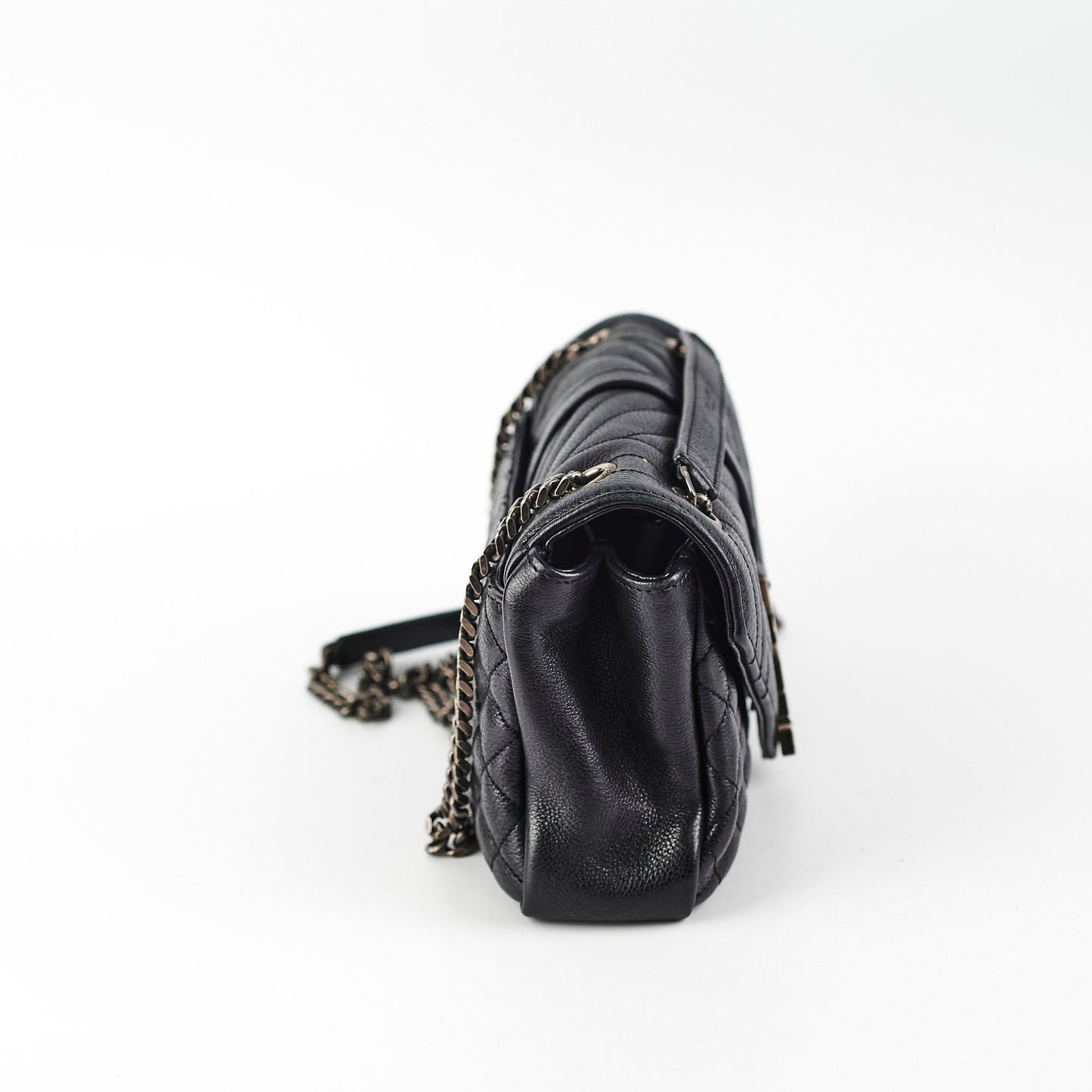 YSL Saint Laurent College Crossbody Bag Black Small College Small Black