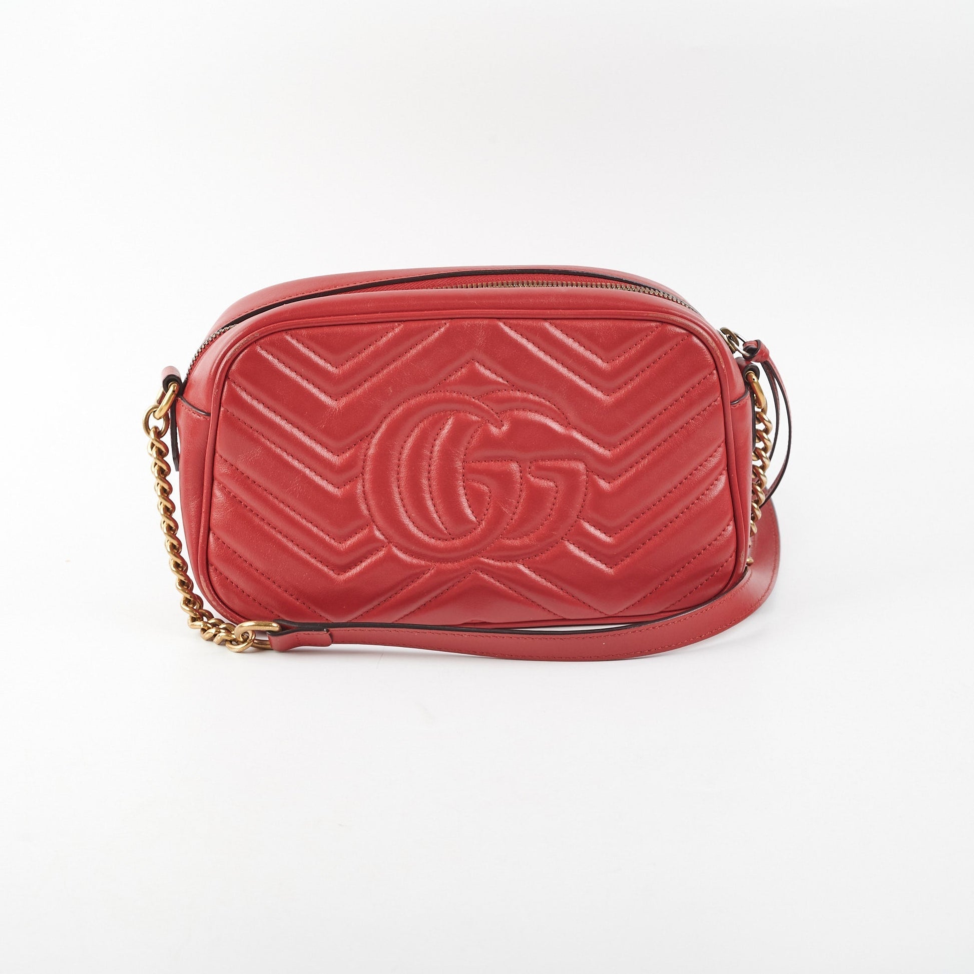 Gucci Camera Crossbody Bag Red Small