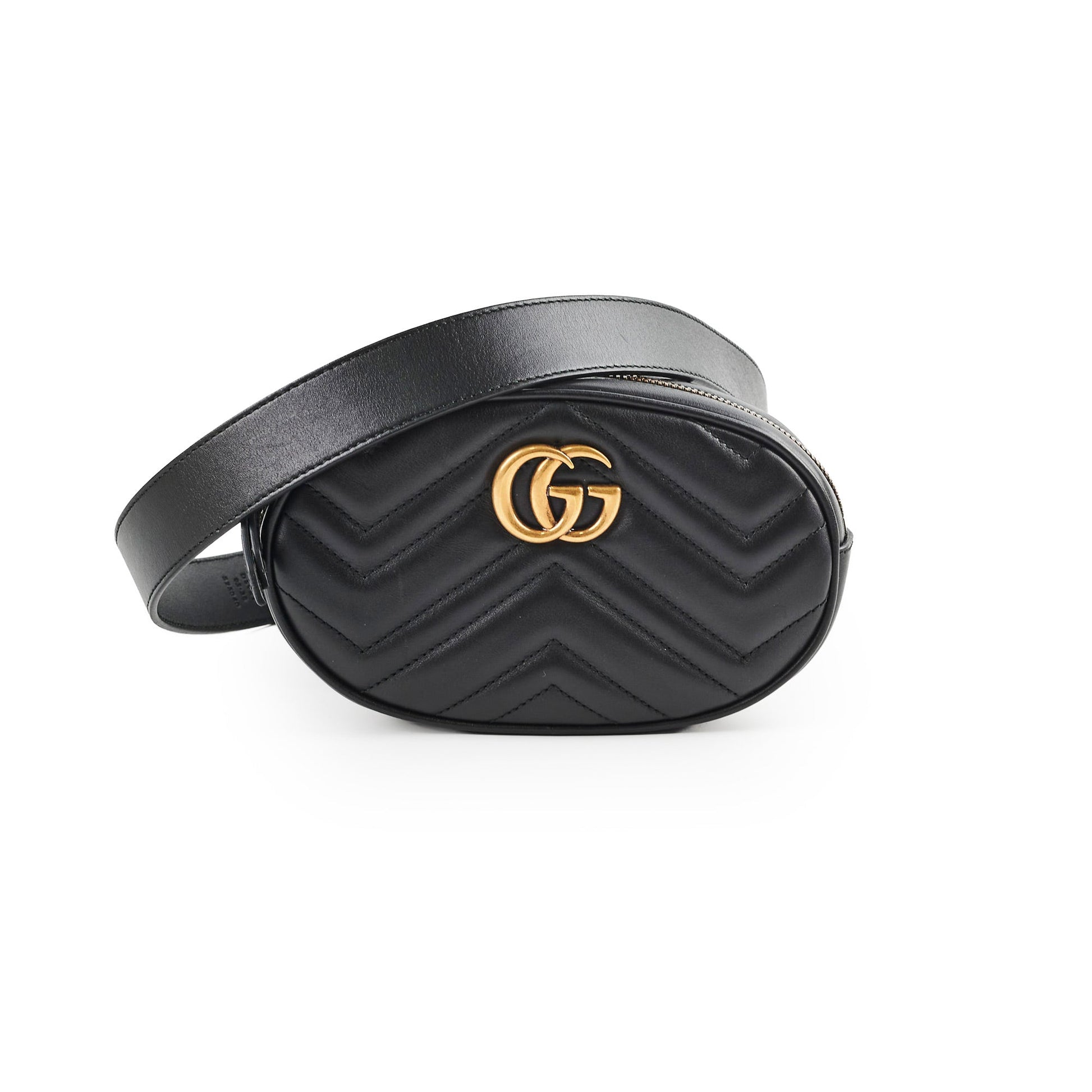 Gucci Matelass Marmont Belt Bag Black Mini Accessory