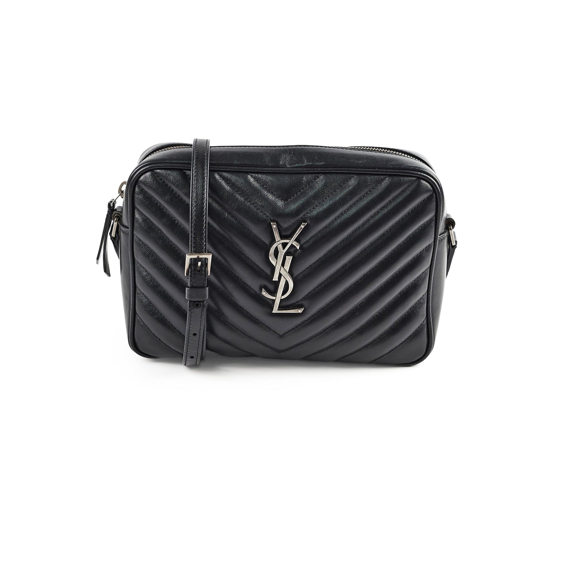 YSL Saint Laurent Lou Camera Bag Black Crossbody Bag 4