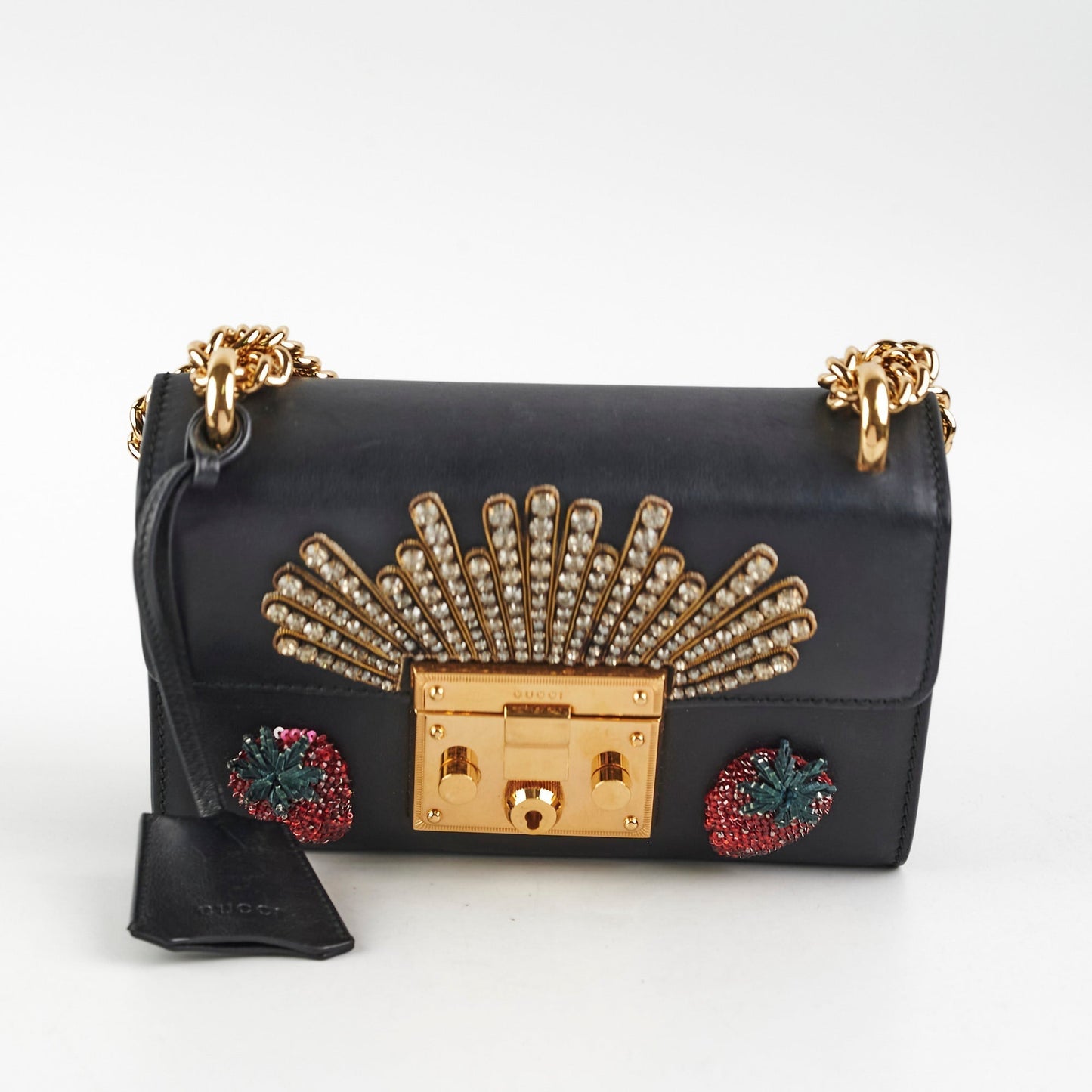 Gucci Padlock Limited Edition Crossbody Bag Black Small