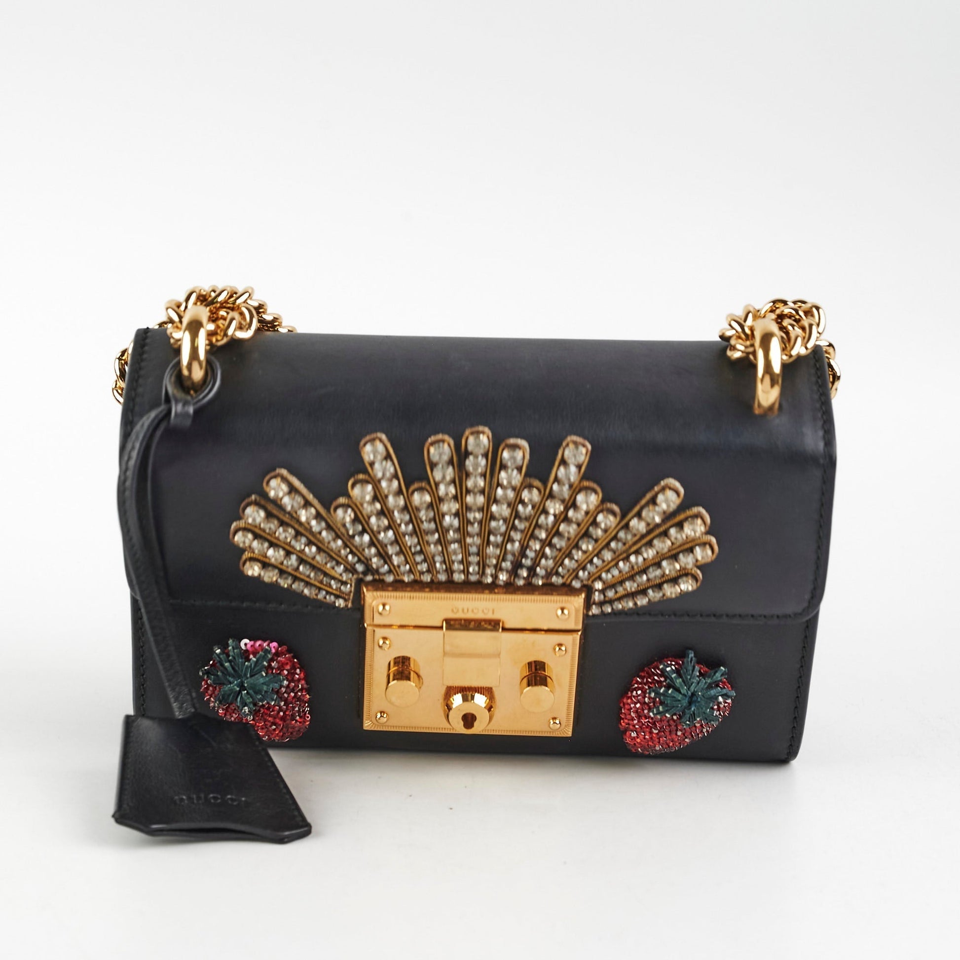 Gucci Padlock Limited Edition Crossbody Bag Black Small