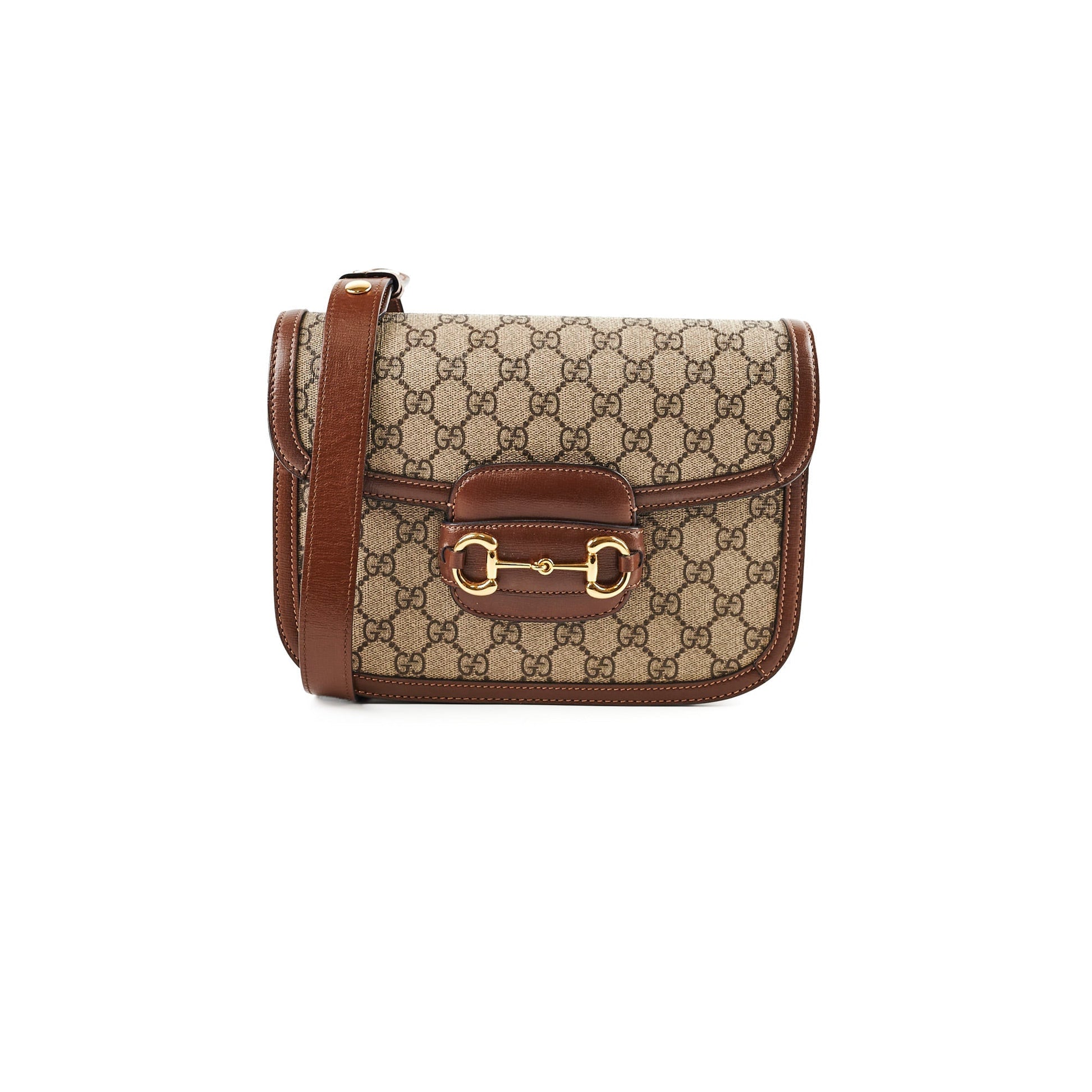 Gucci Horsebit Crossbody Bag Monogram Small