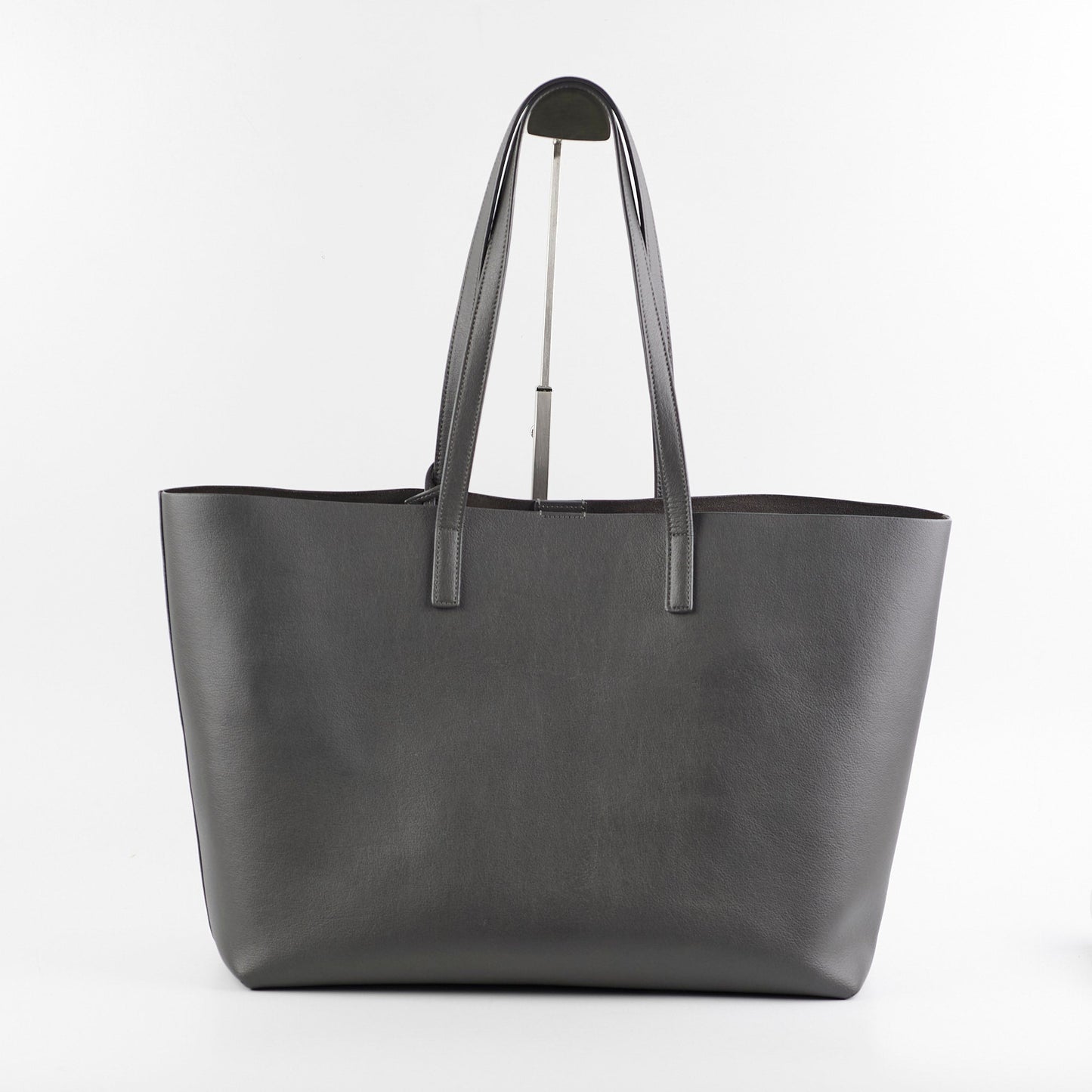 YSL Saint Laurent East West Tote Grey Gray Tote Bag