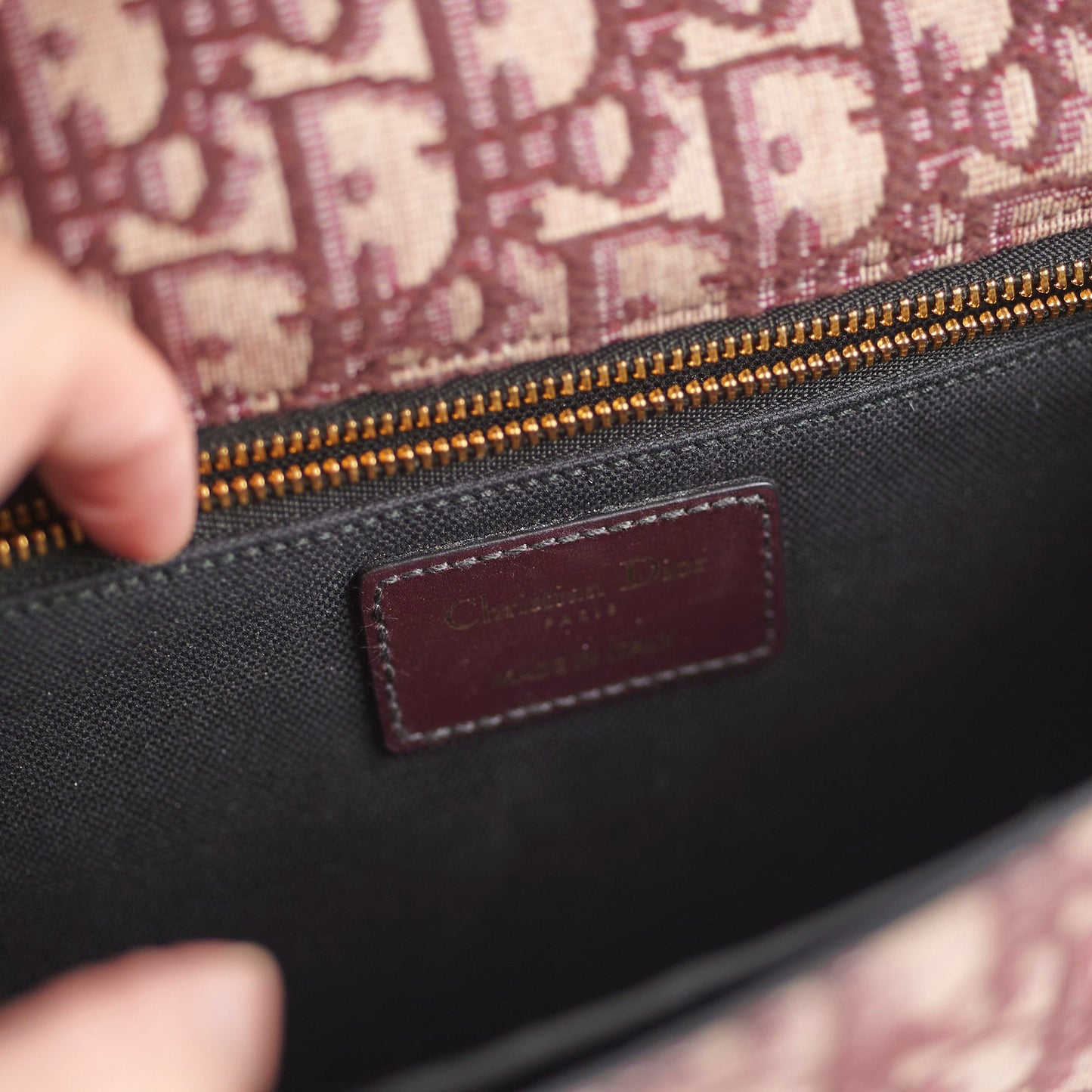 Dior Christian Montaigne Oblique Crossbody Bag
