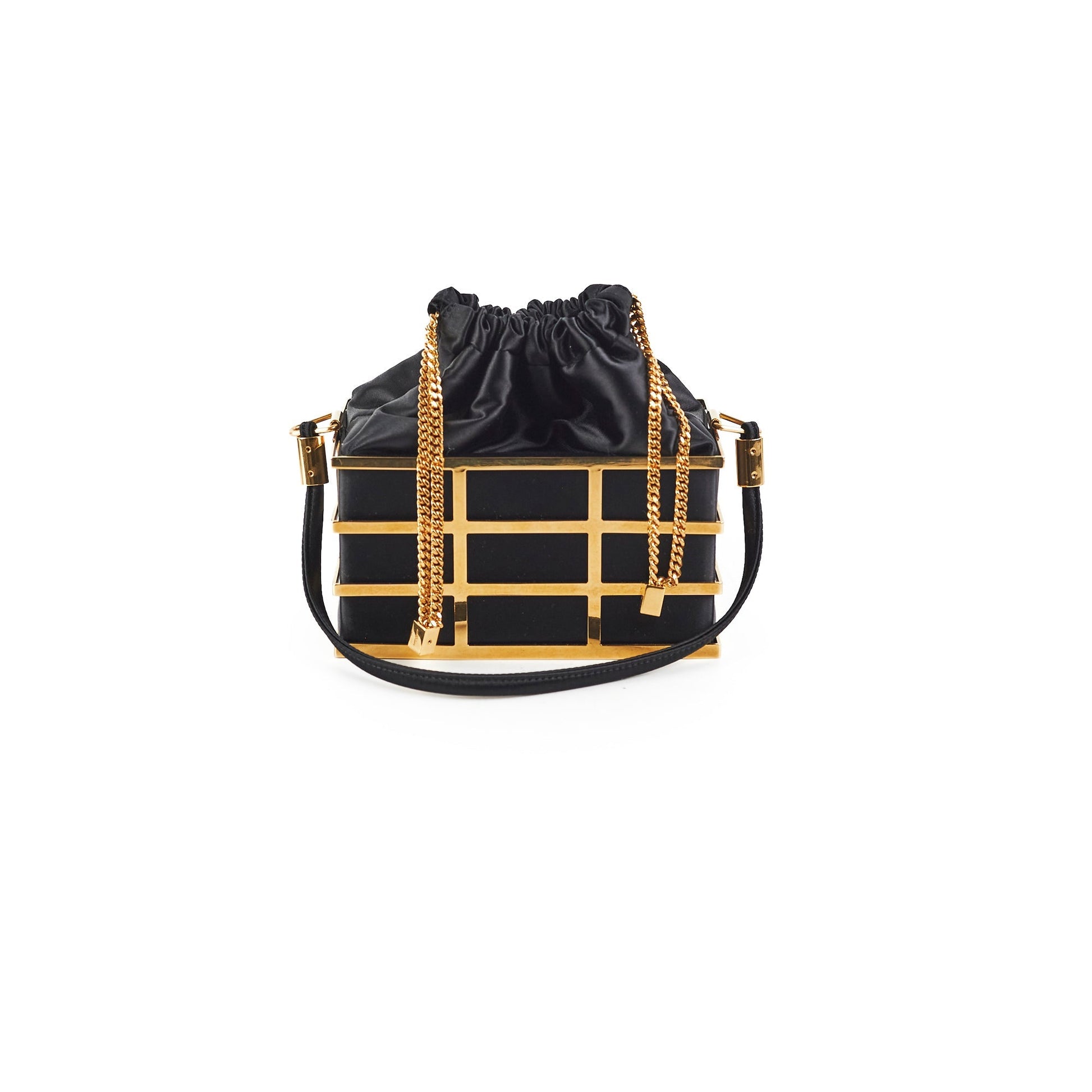 YSL Saint Laurent Cage Minaudiere Bag Clutch Bag