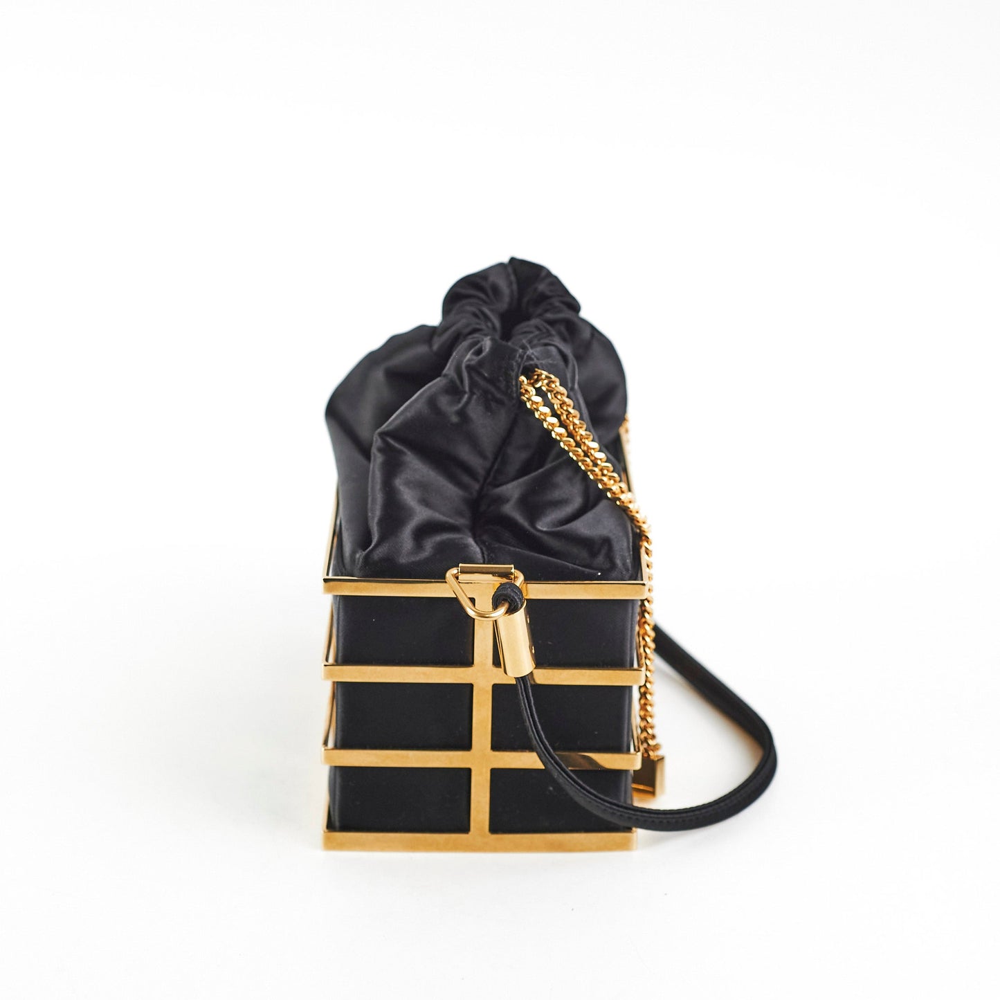 YSL Saint Laurent Cage Minaudiere Bag Clutch Bag