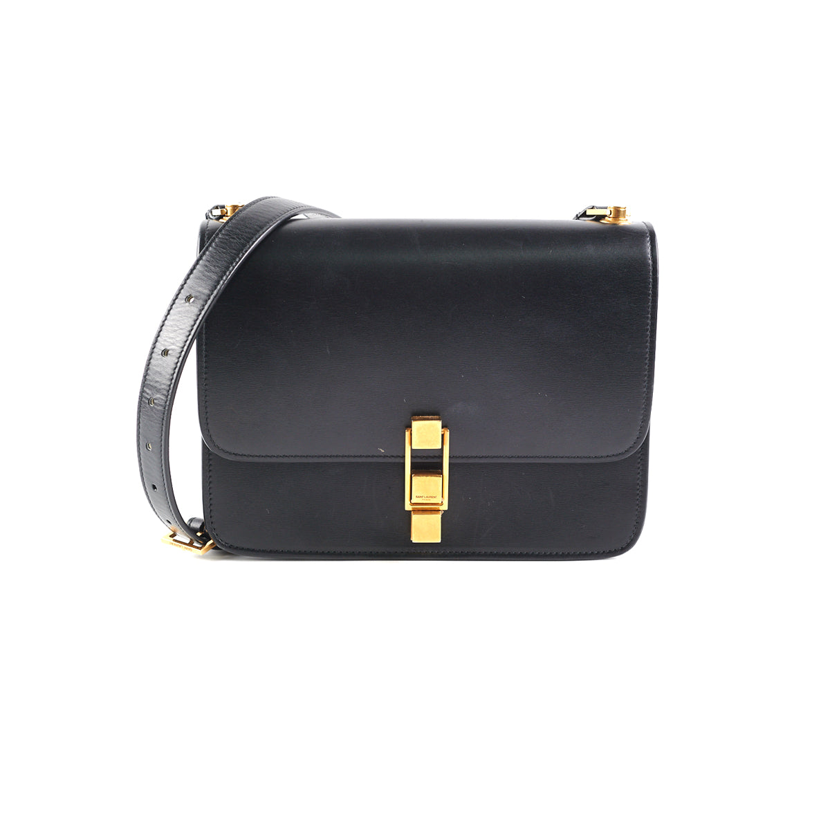 YSL Saint Laurent Le Carre Satchel Box Black Satchel Bag