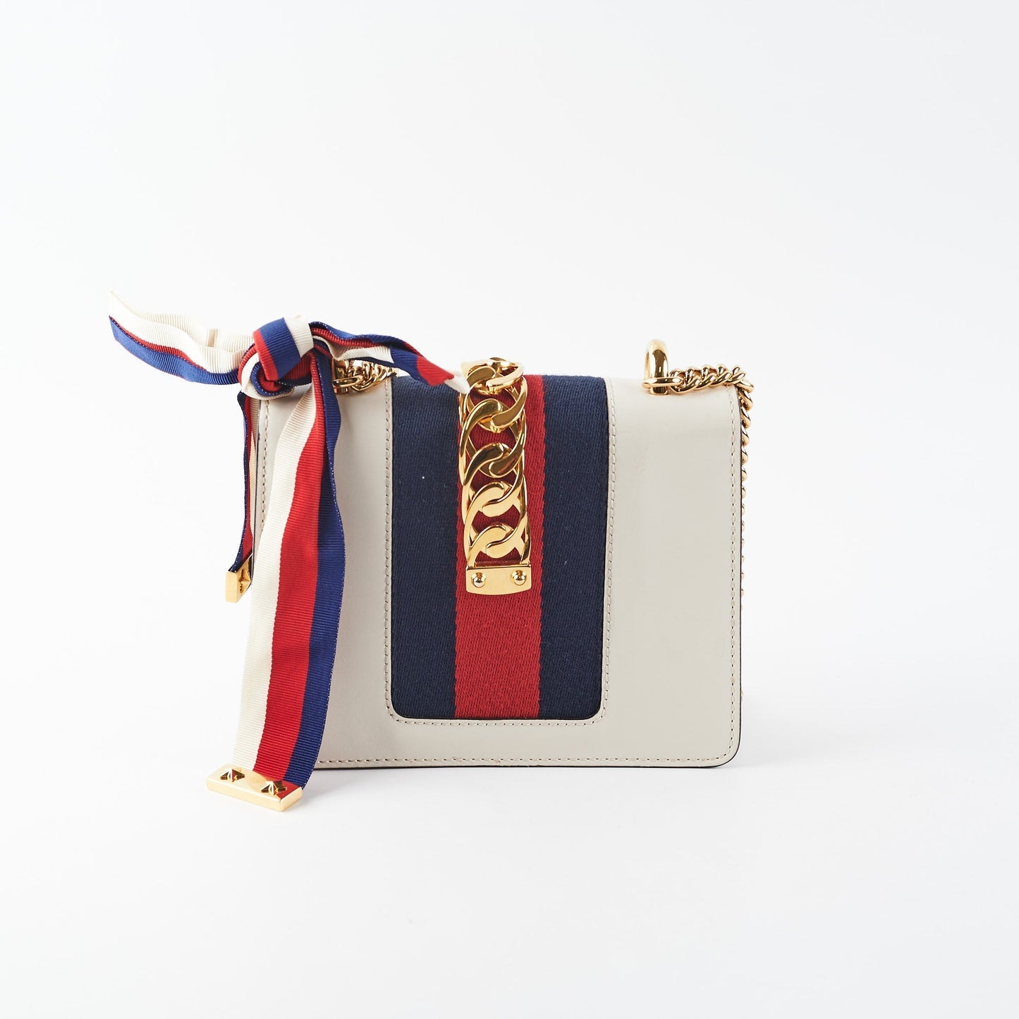 Gucci Sylvie Bag Cream Mini Crossbody Bag