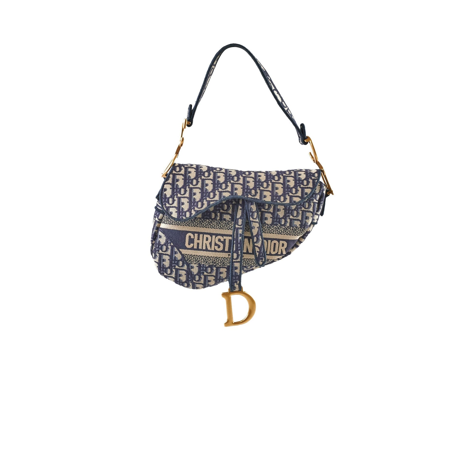 Dior Christian Saddle Bag Oblique Crossbody Bag