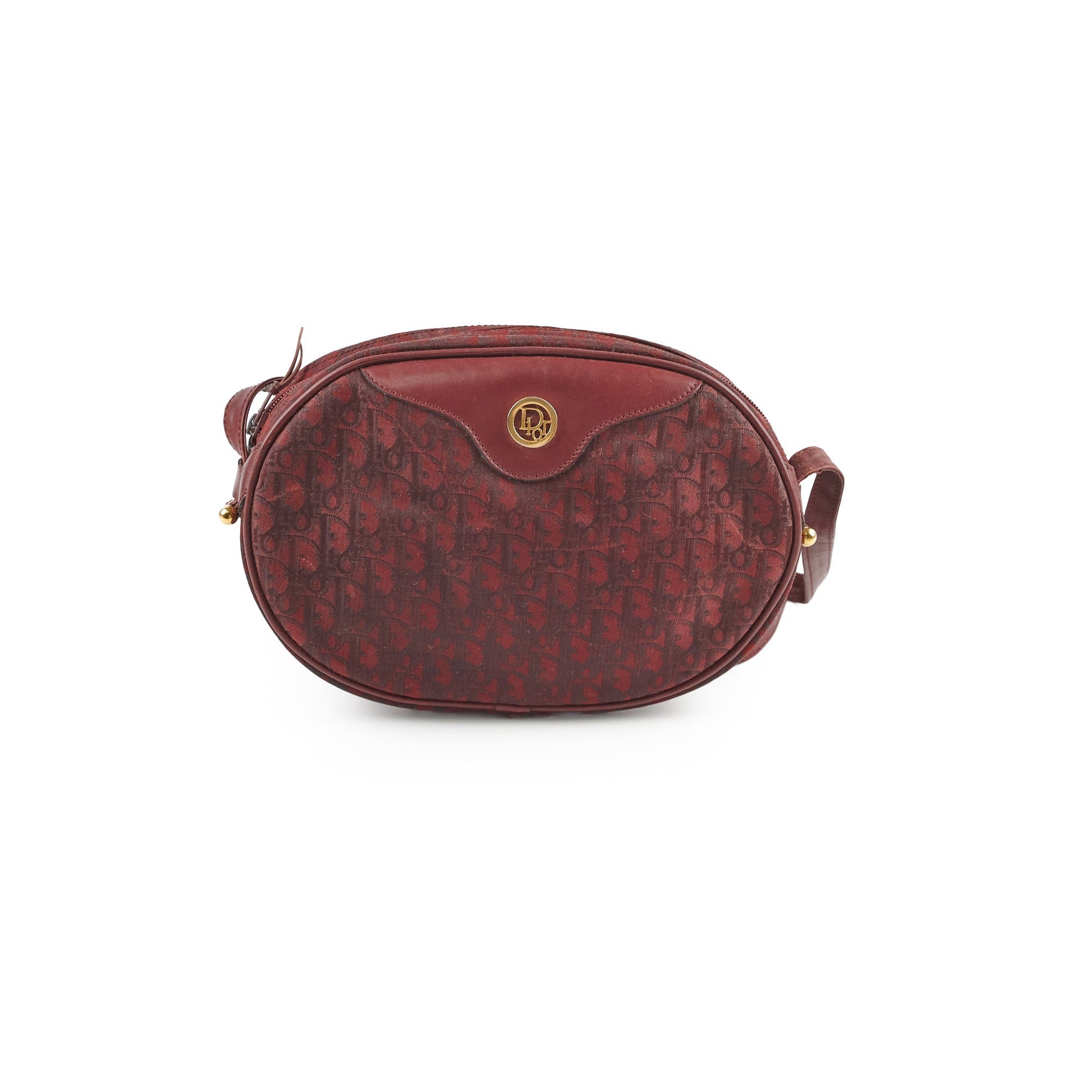 Dior Burgundy Camera Bag Crossbody Crossbody Bag