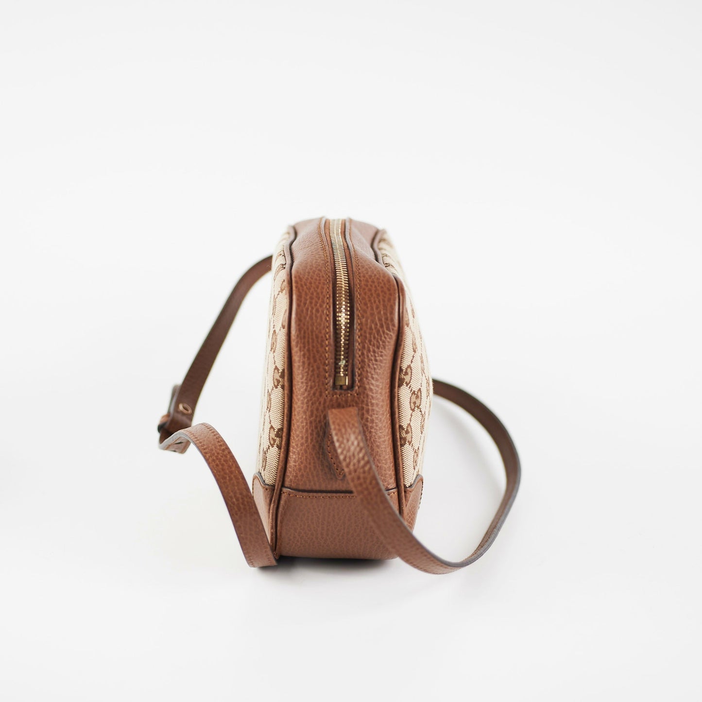 Gucci Bree Camera Bag Canvas Mini Crossbody Bag