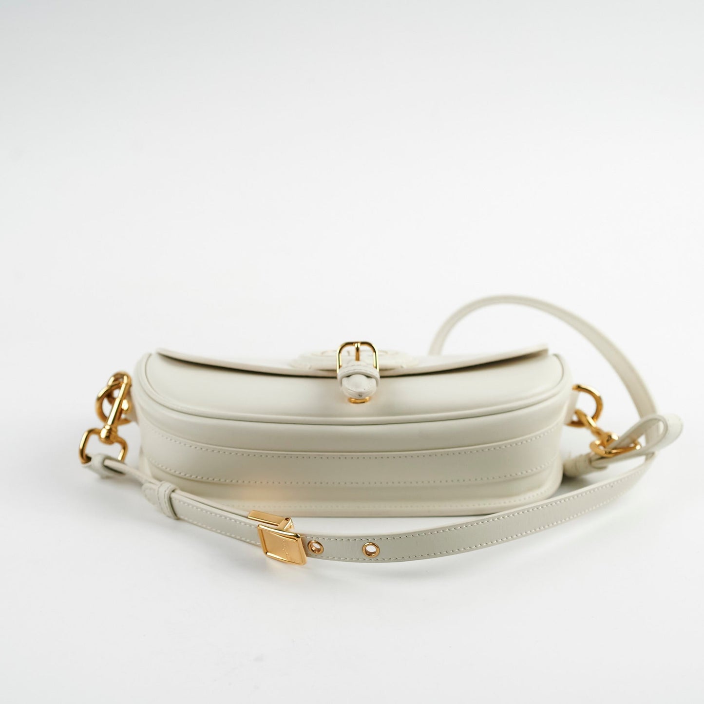 Dior Christian Bobby East West Bag White Travel Bag