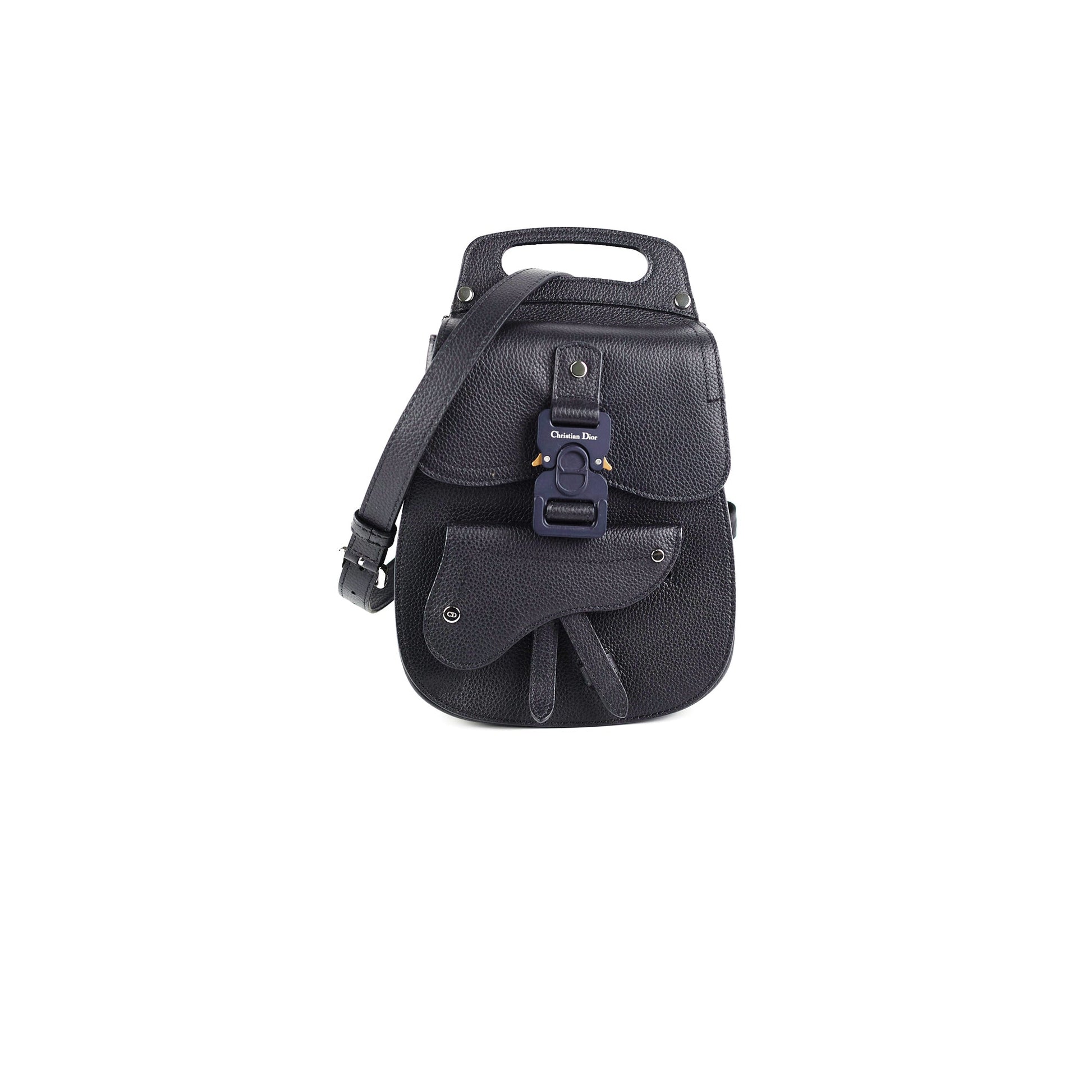 Dior Christian Men Gallop Sling Bag Black Mini Crossbody Bag