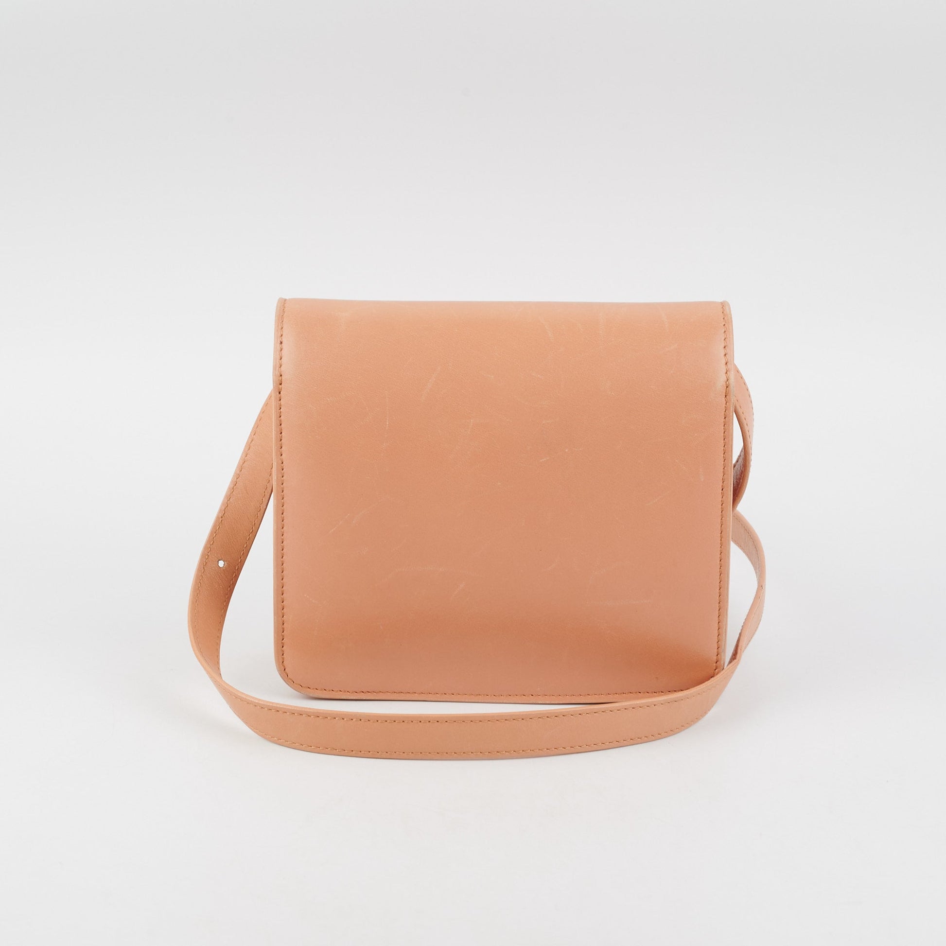 Luxury Box Handbag Beige Small Travel Bag