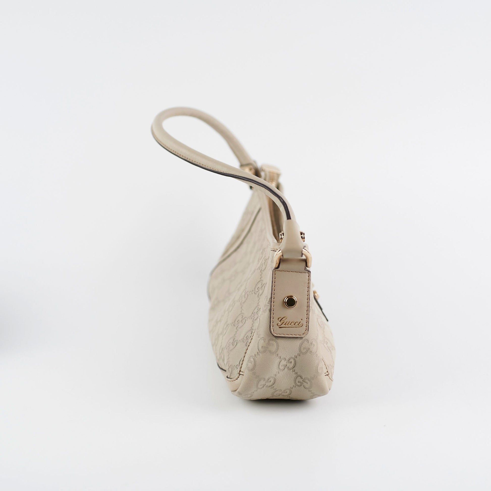 Gucci Ivory ssima Ring Shoulder Bag Jewelry