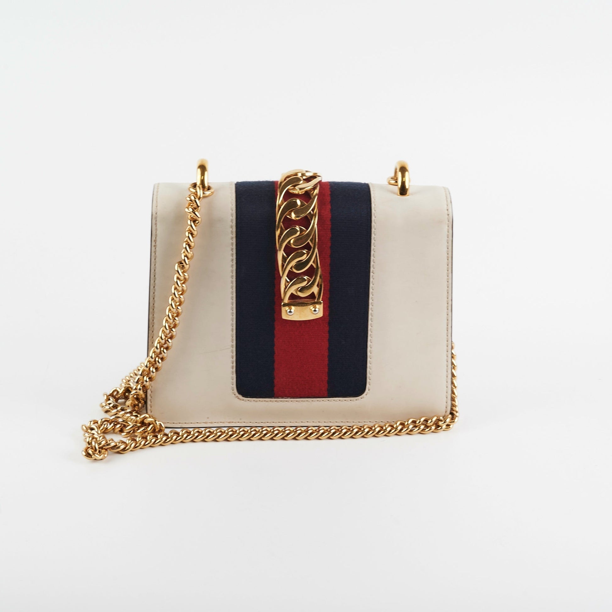 Gucci Sylvie Bag Cream Mini Crossbody Bag Bag Cream