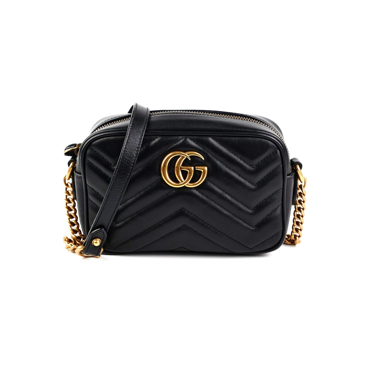 Gucci Marmont Crossbody Bag Black Mini Crossbody Bag