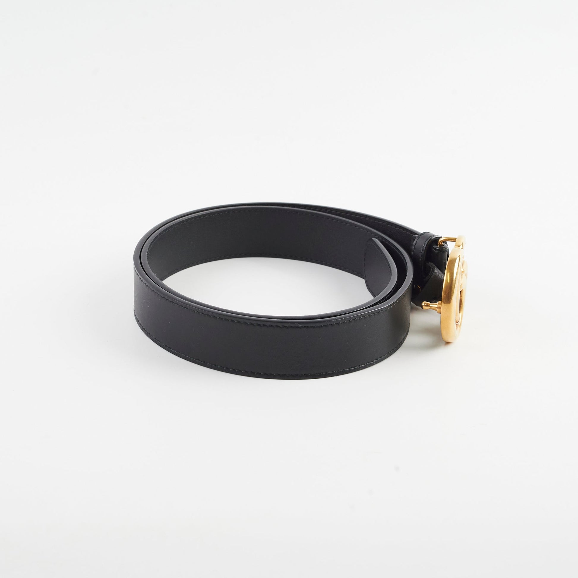 Gucci Marmont Belt Size Handbag Leather Black Accessory