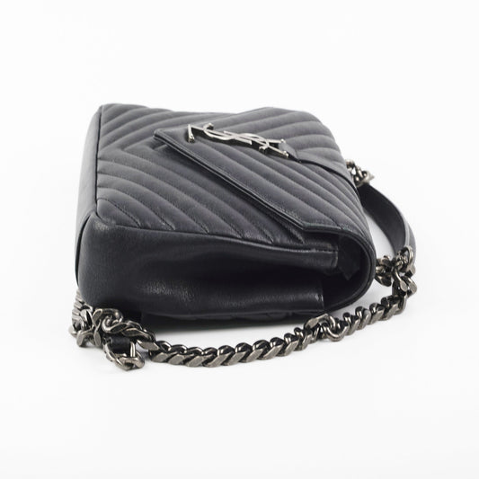 YSL Saint Laurent College Bag Black Medium Shoulder Bag