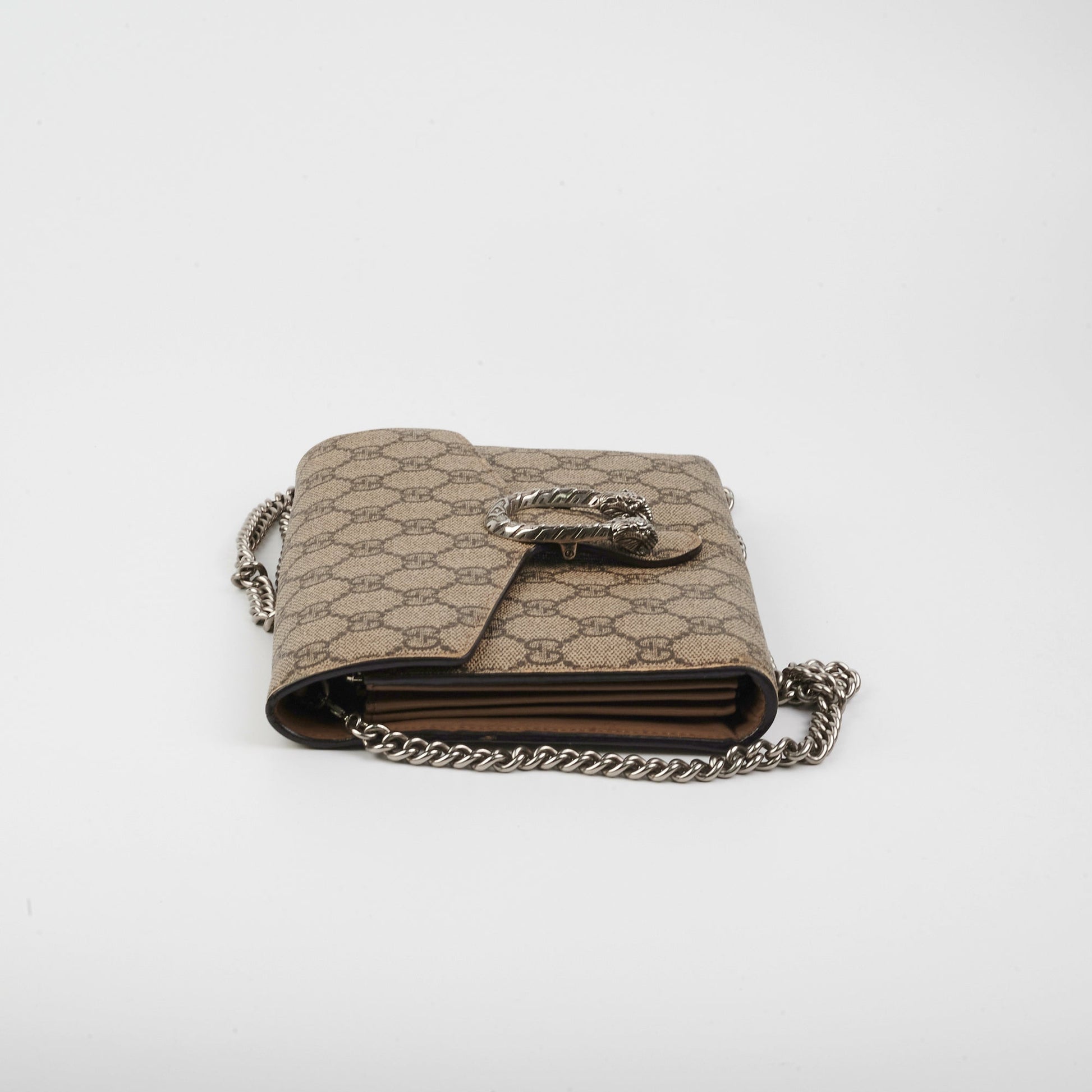 Gucci Dionysus Wallet On Bag Monogram Chain Shoulder Bag