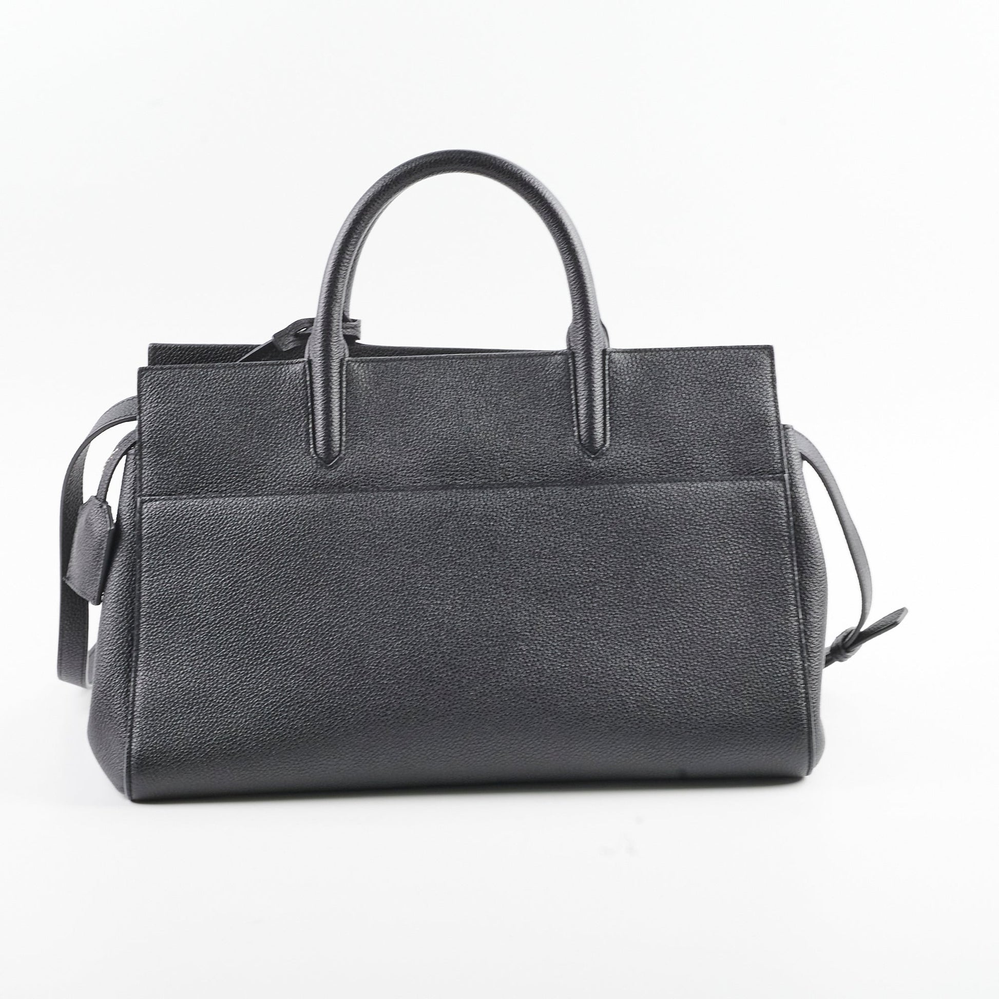 YSL Saint Laurent Cabas Rive Gauche Tote Black Shoulder Bag