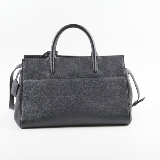 YSL Saint Laurent Cabas Rive Gauche Tote Black Shoulder Bag