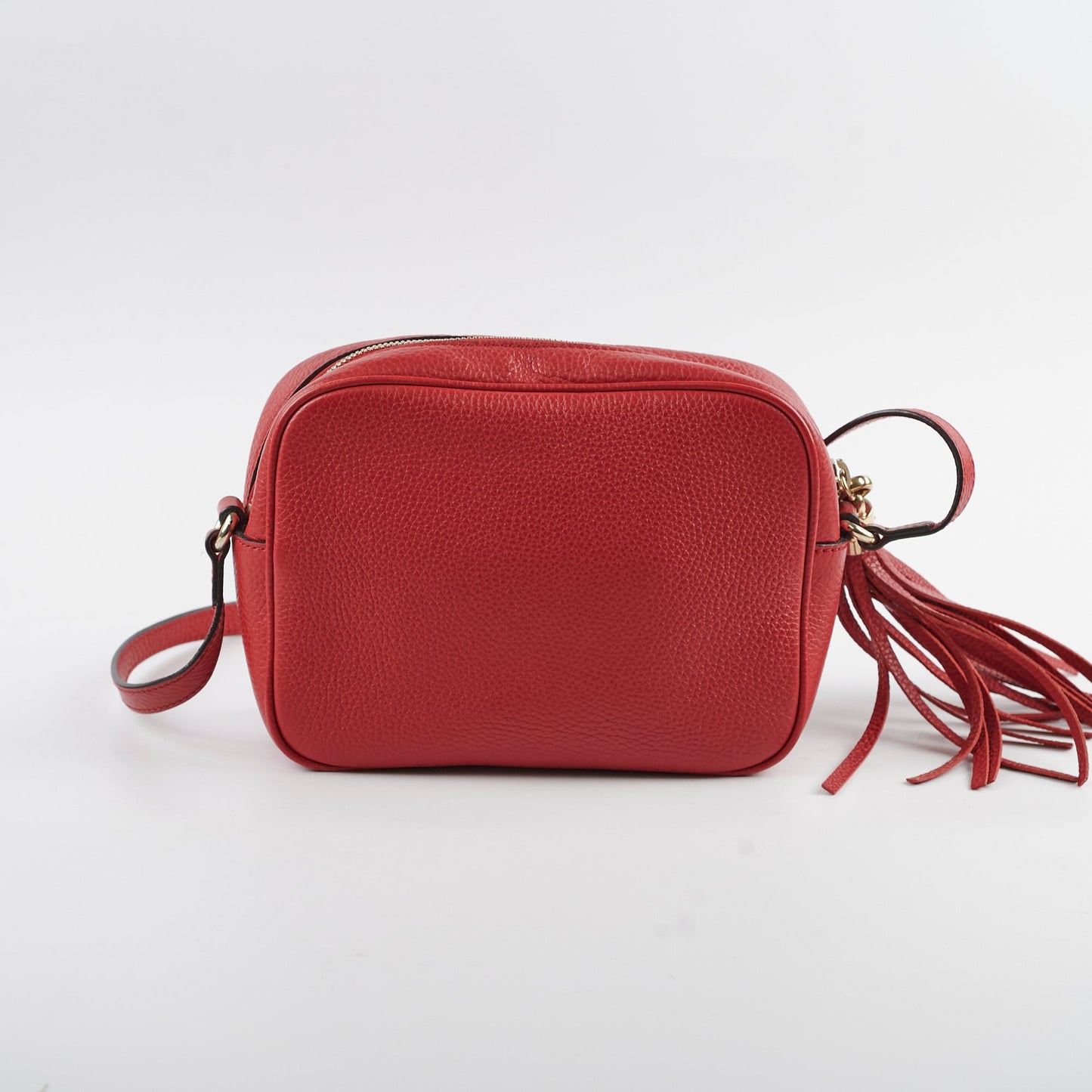Gucci Soho Disco Crossbody Bag Red Disco Red