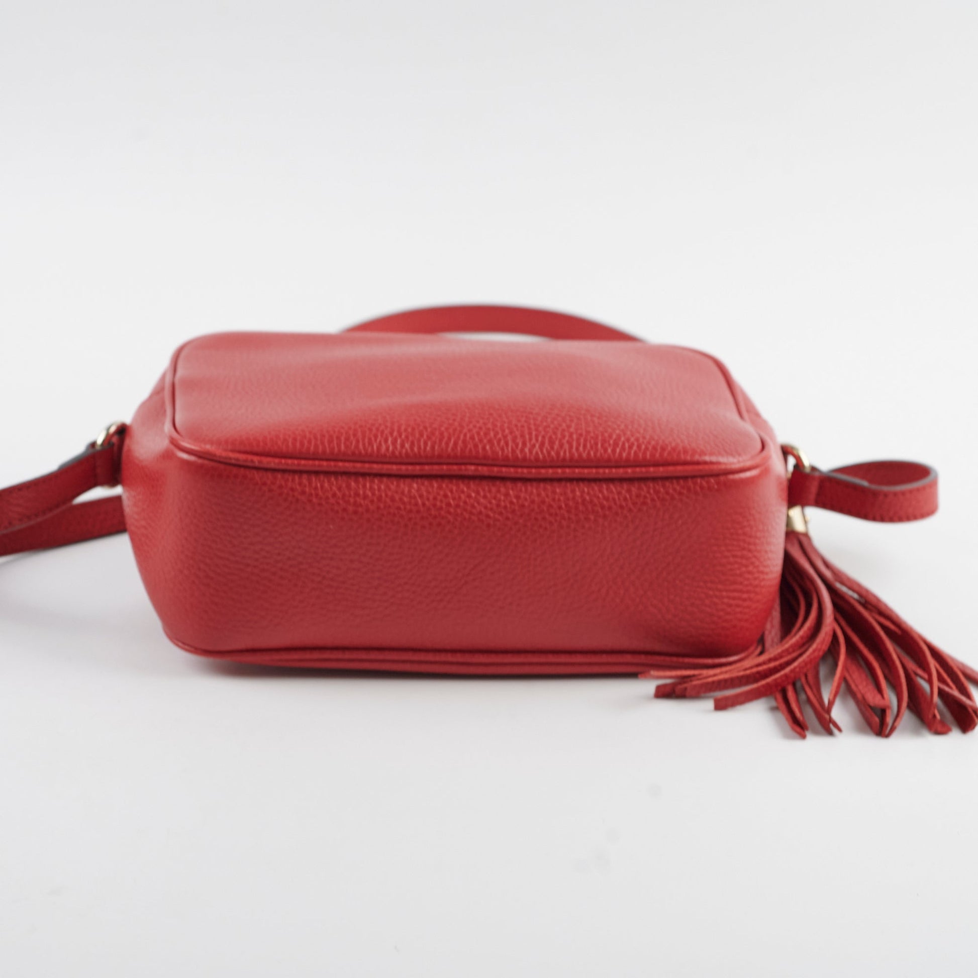Gucci Soho Disco Crossbody Bag Red Disco Red