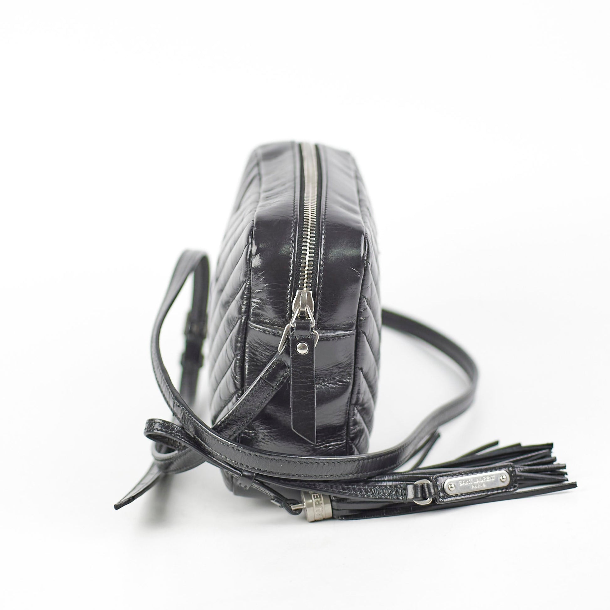 YSL Saint Laurent Lou Camera Bag Black Crossbody Bag 6