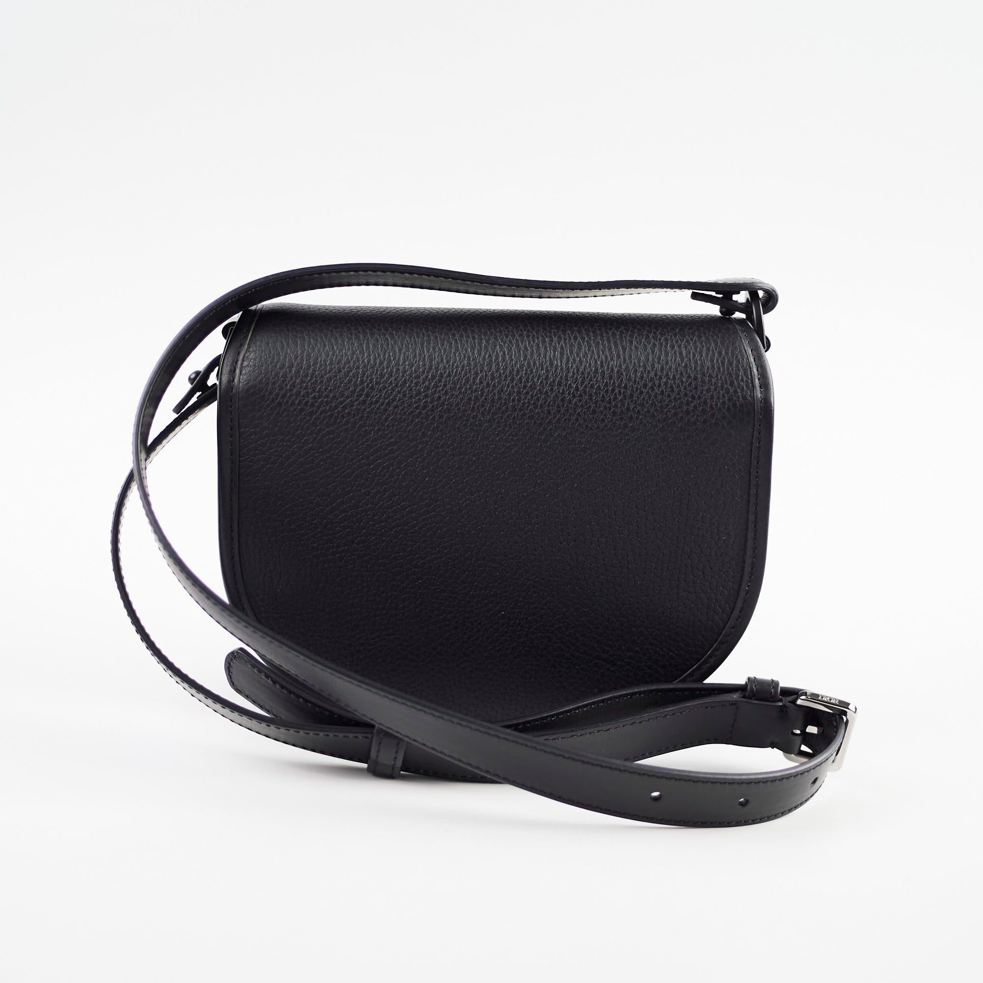 Dior Christian Men Gallop Messenger Bag Black Flap Crossbody Bag