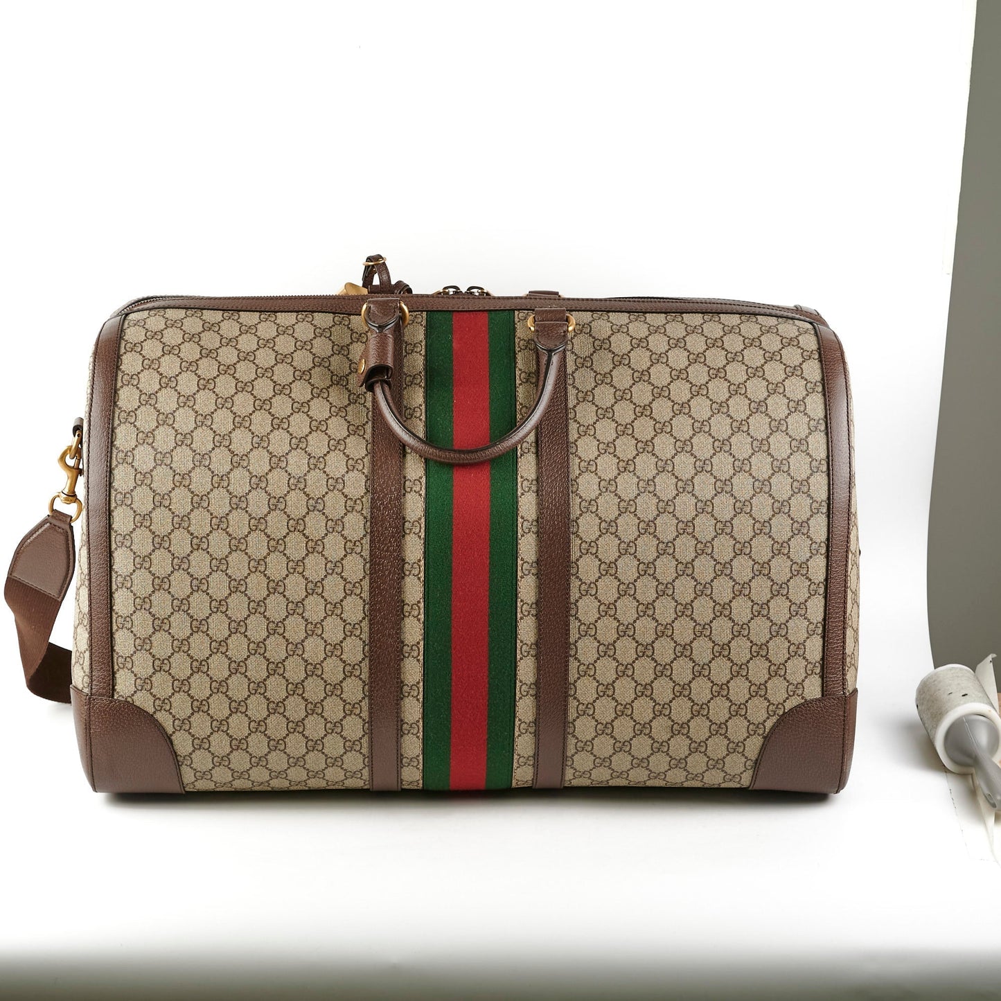 Gucci Luggage Duffle Travel Bag Monogram