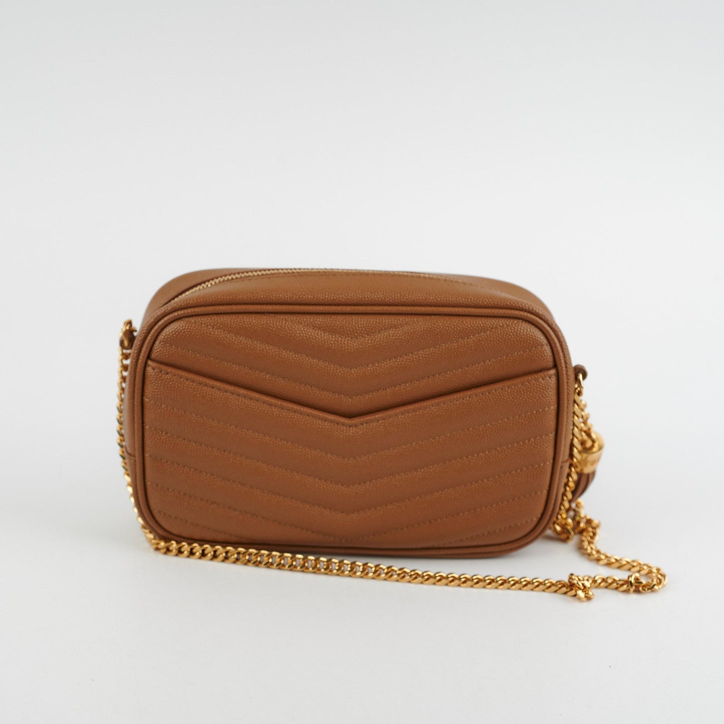 YSL Saint Laurent Lou Bag Tan Mini Crossbody Bag