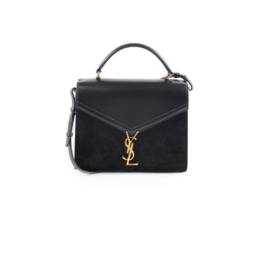 YSL Saint Laurent Cassandra Bag Black Medium Shoulder Bag