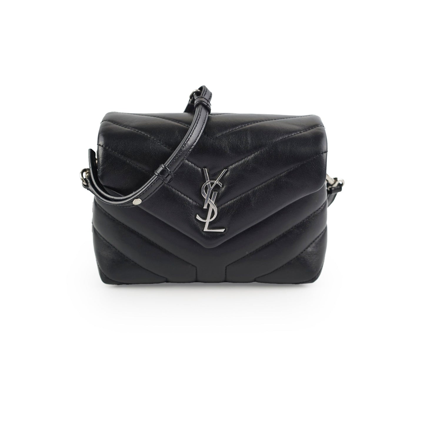 YSL Saint Laurent Lou Lou Bag Black Toy Crossbody Bag