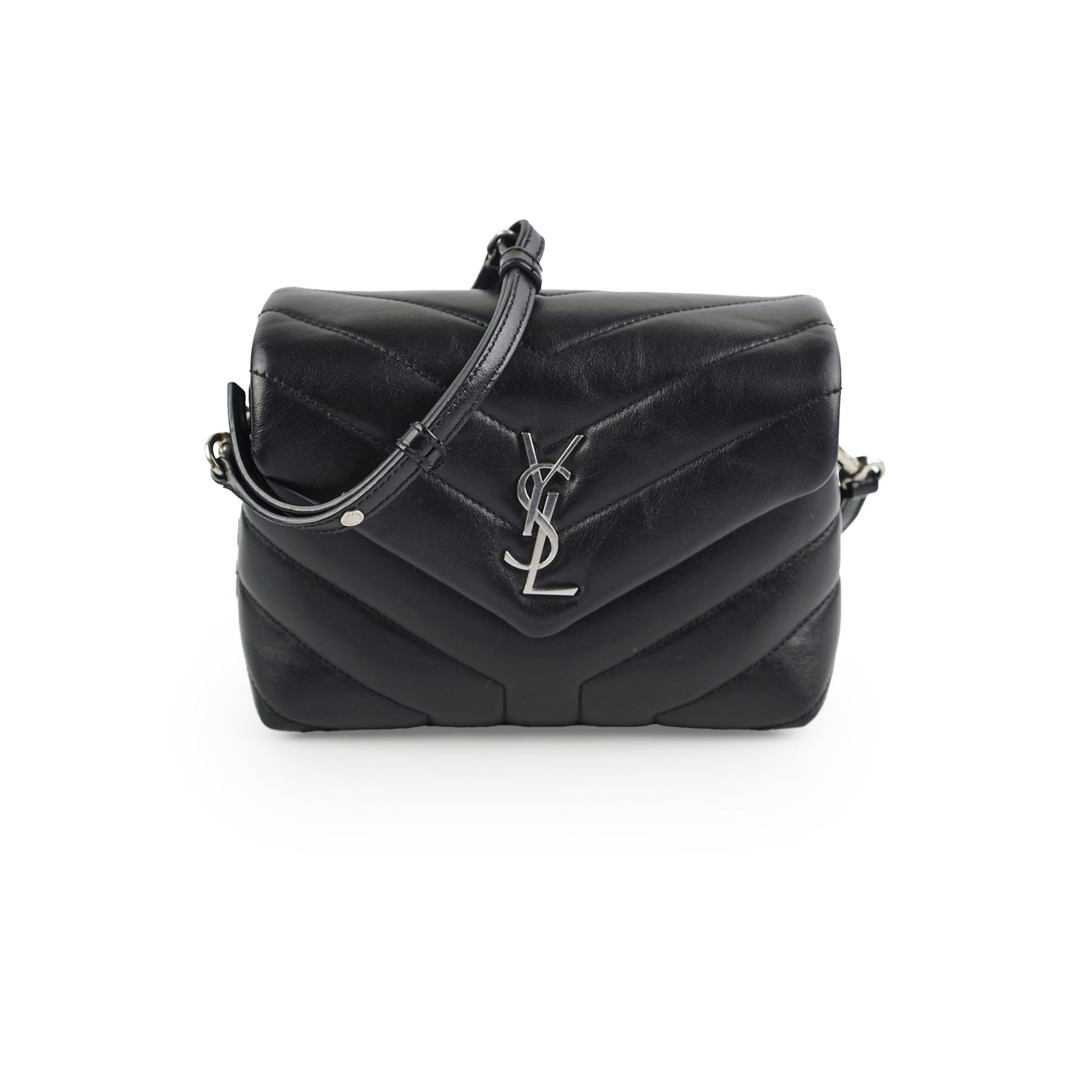 YSL Saint Laurent Lou Lou Bag Black Toy Crossbody Bag