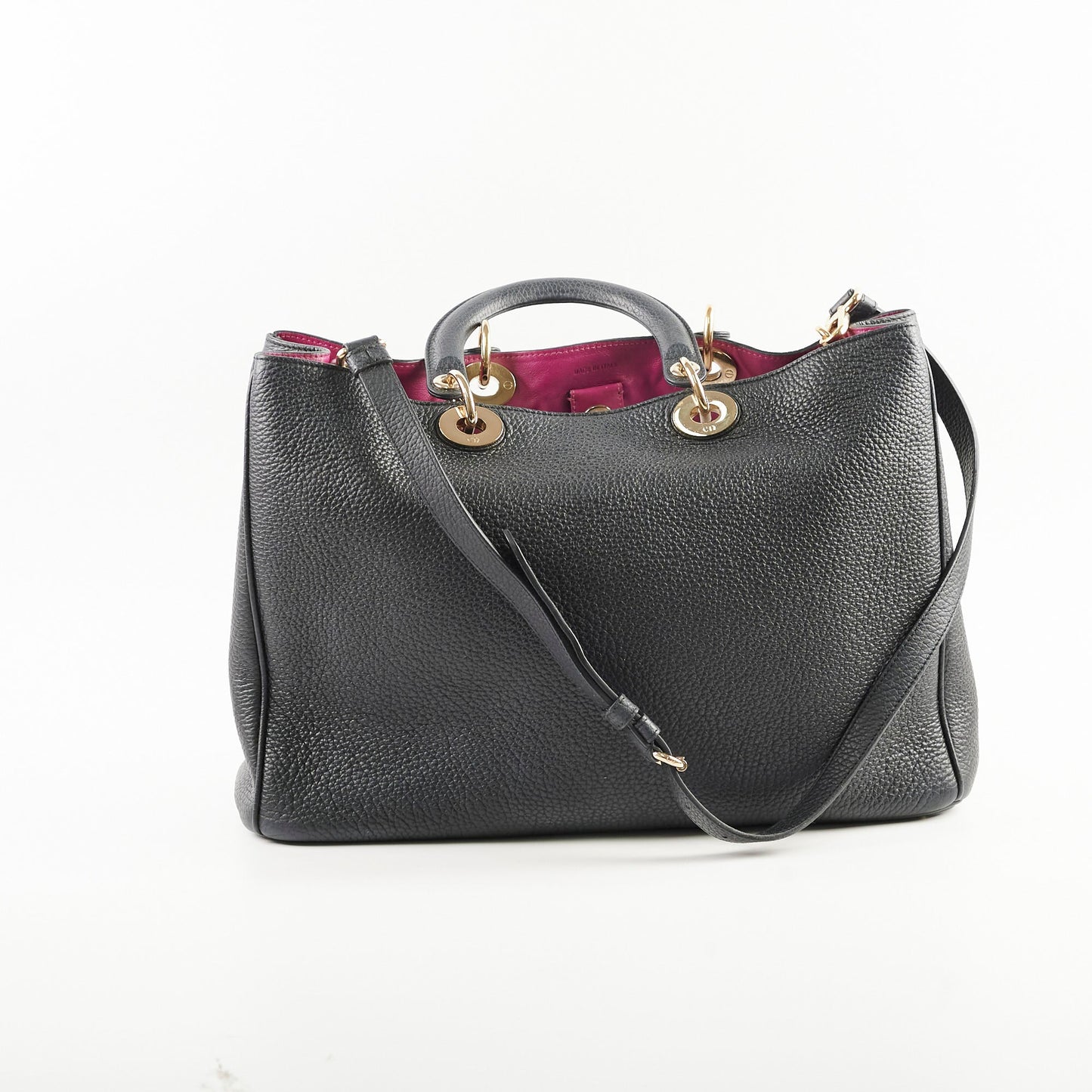 Dior Christian issimo Shoulder Bag Black Medium