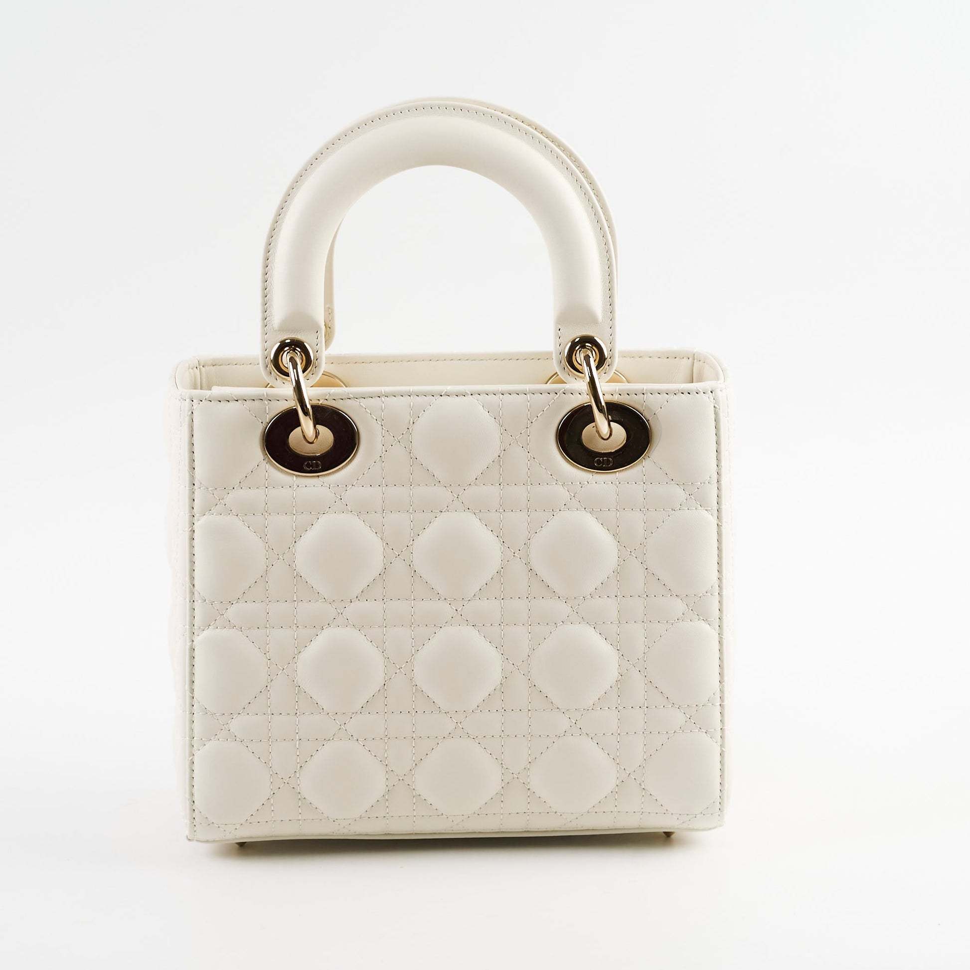 Dior Christian Abc Lady Crossbody Bag White
