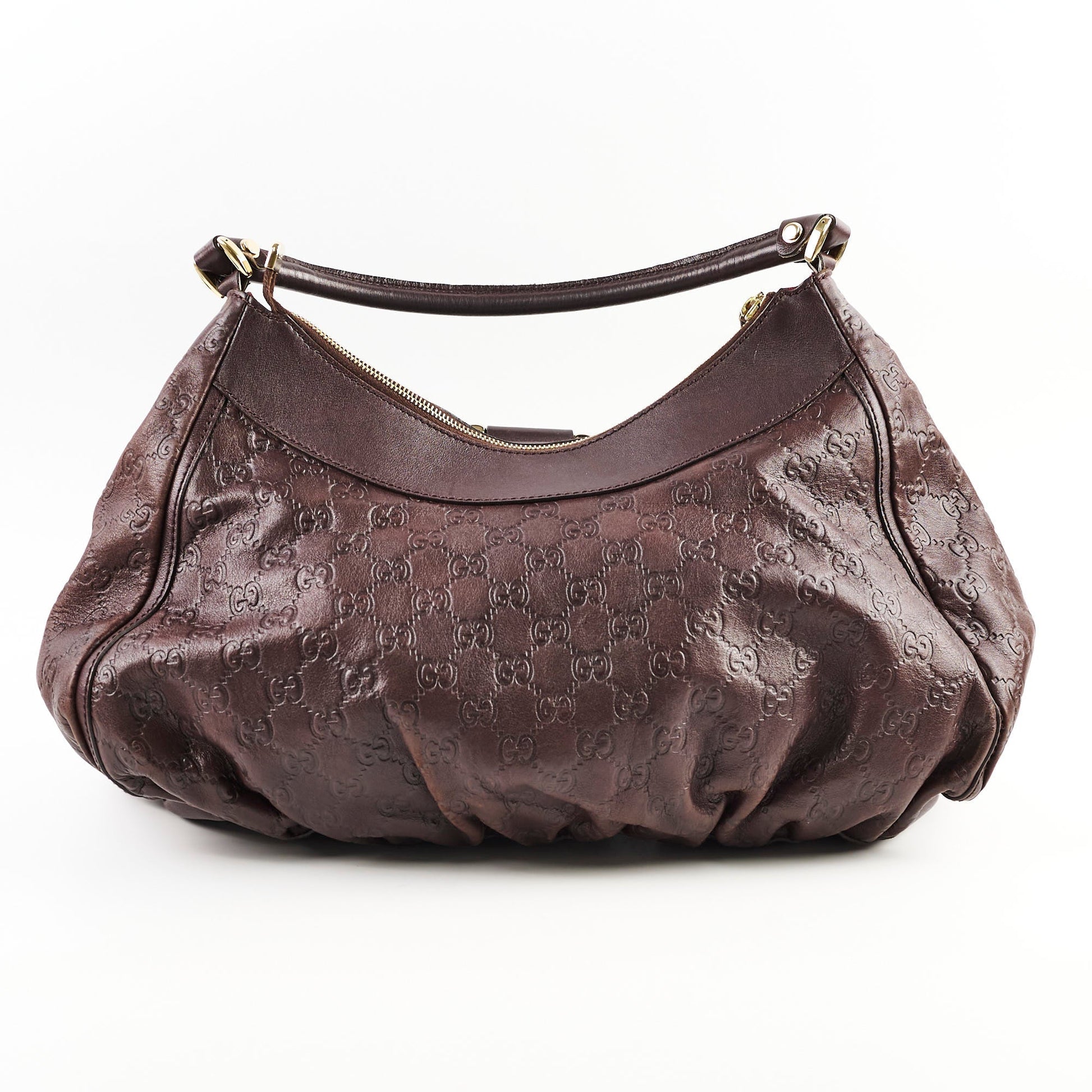 Gucci ssima Soulder Bag Leather Brown Shoulder Bag