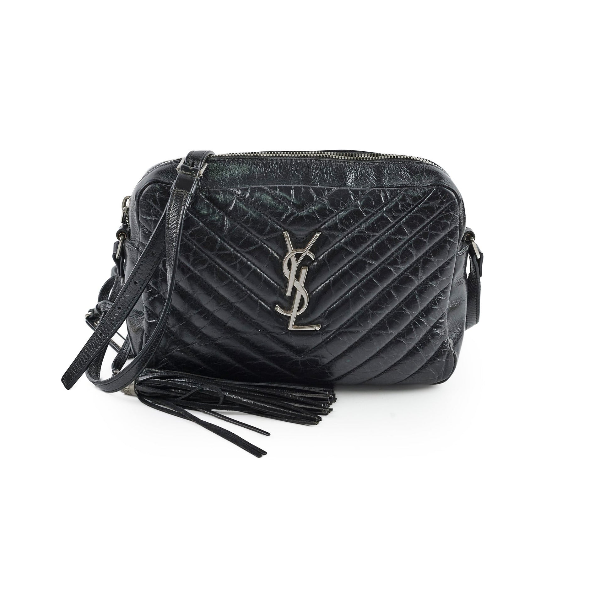 YSL Saint Laurent Lou Camera Bag Black Crossbody Bag 2