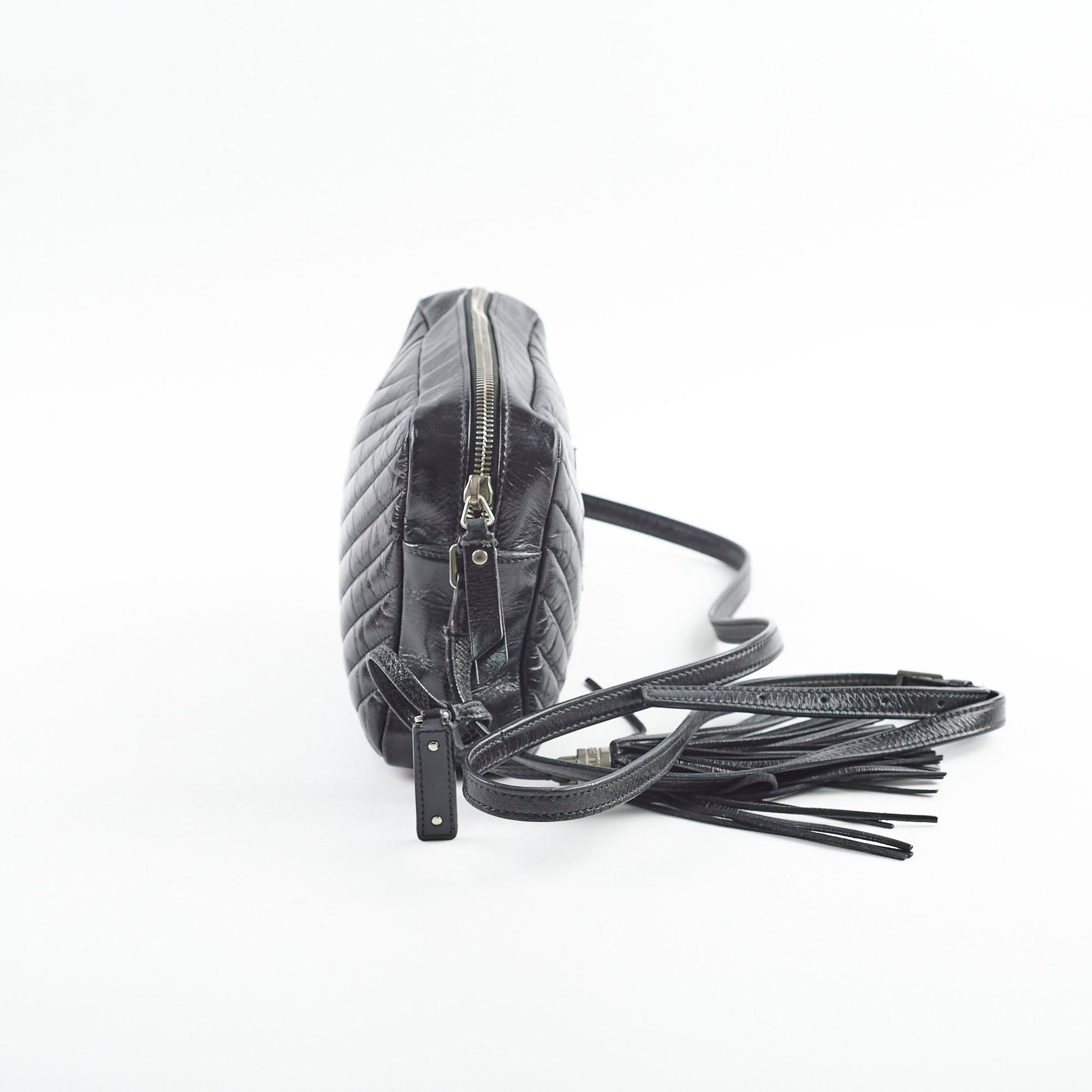 YSL Saint Laurent Lou Camera Bag Black Crossbody Bag 2