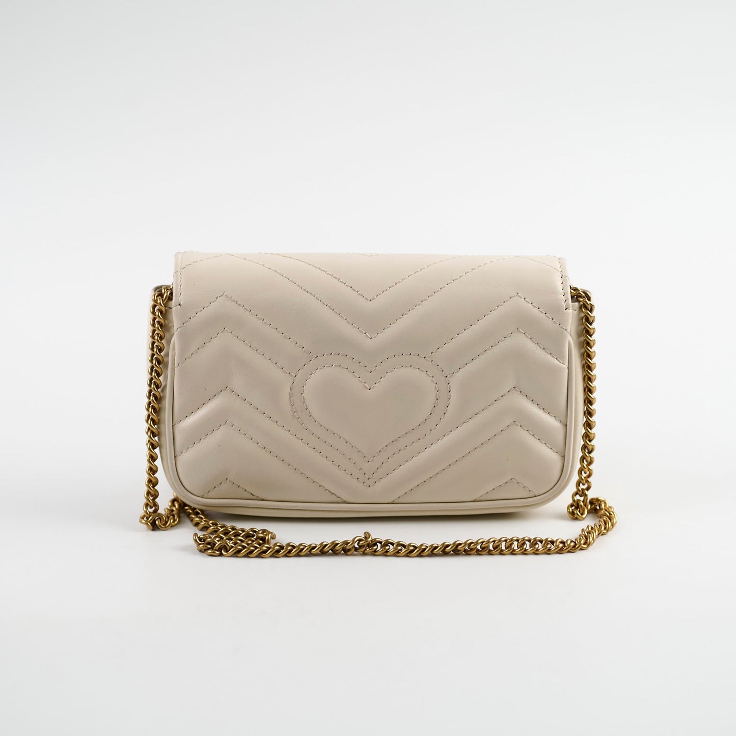 Gucci Marmont Super Crossbody Bag Cream Mini
