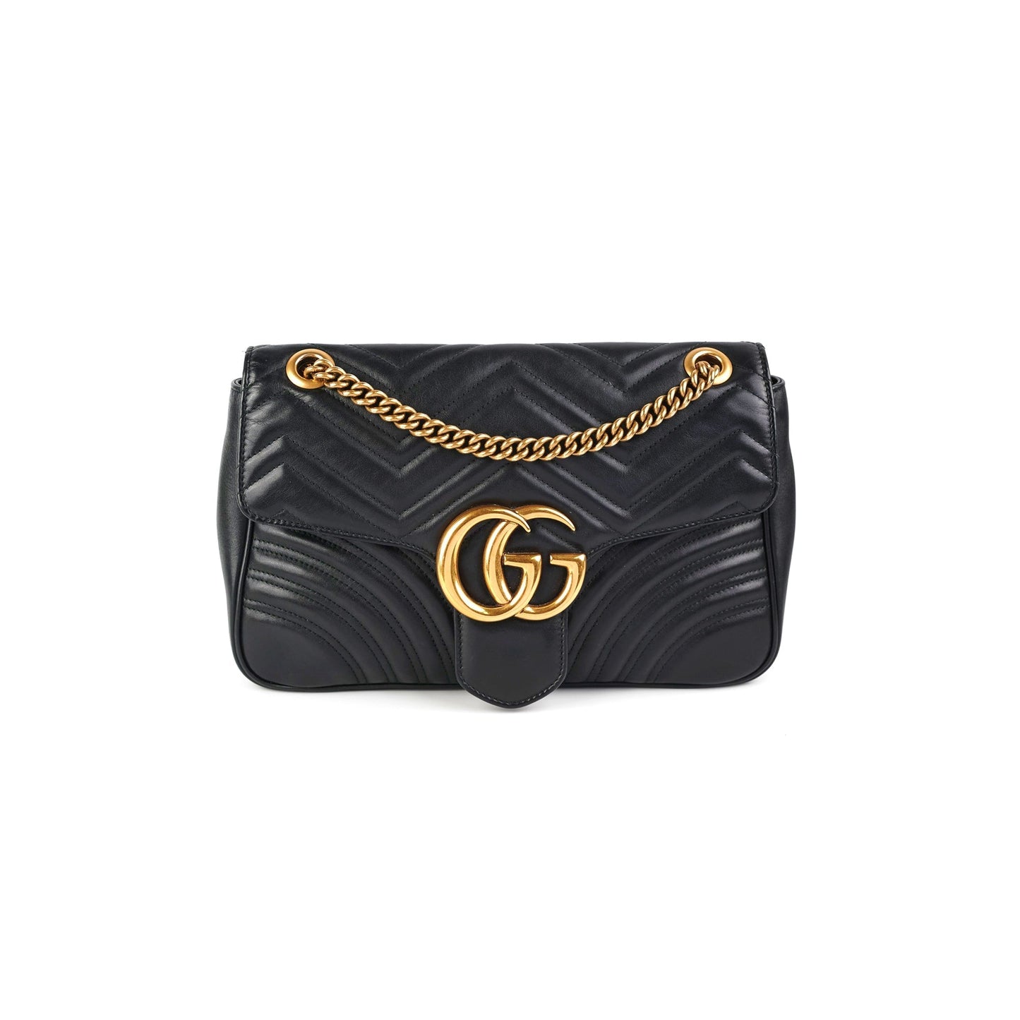 Gucci Marmont Crossbody Bag Black Medium