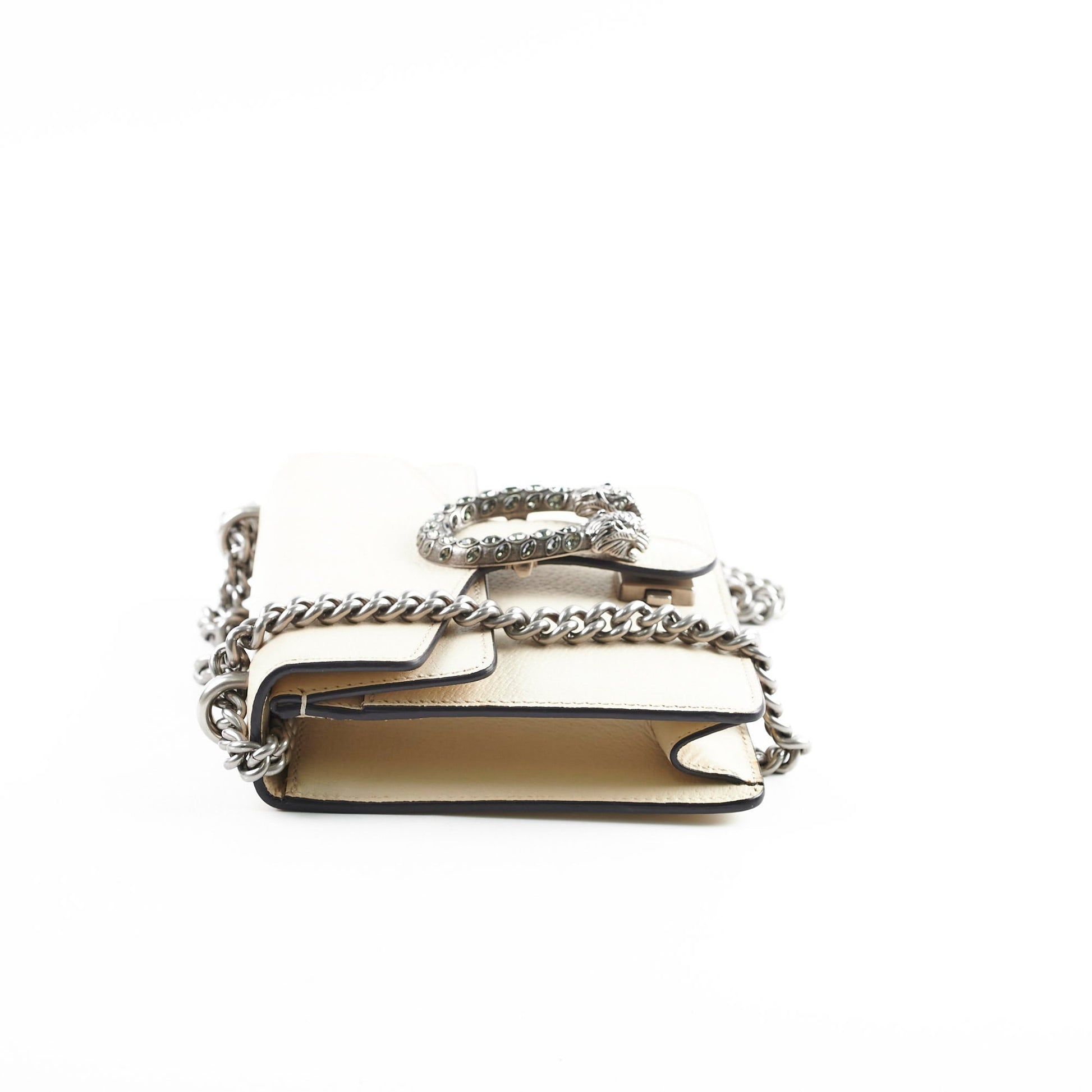 Gucci Dionysus Ivory Crossbody Bag White Mini