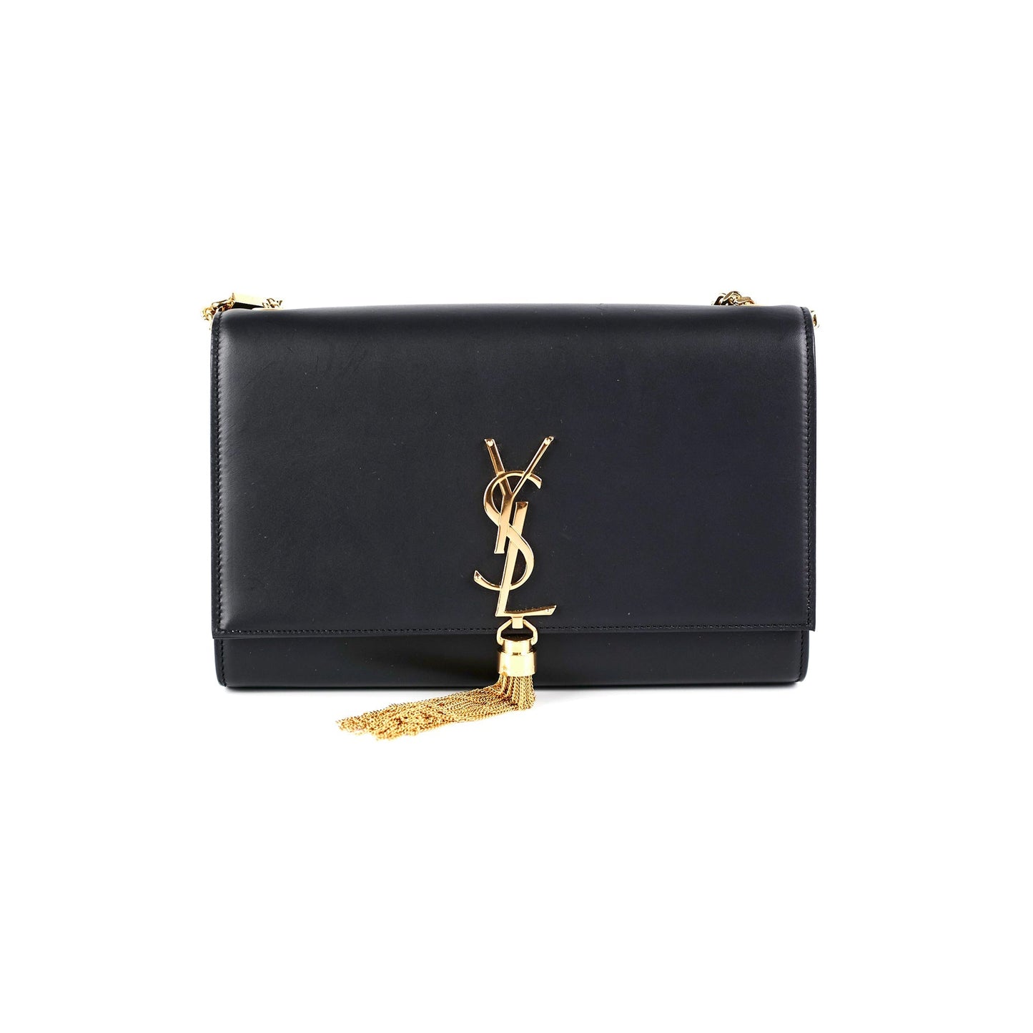 YSL Saint Laurent Kate With Tassel Crossbody Bag Black Medium With Tassel Black