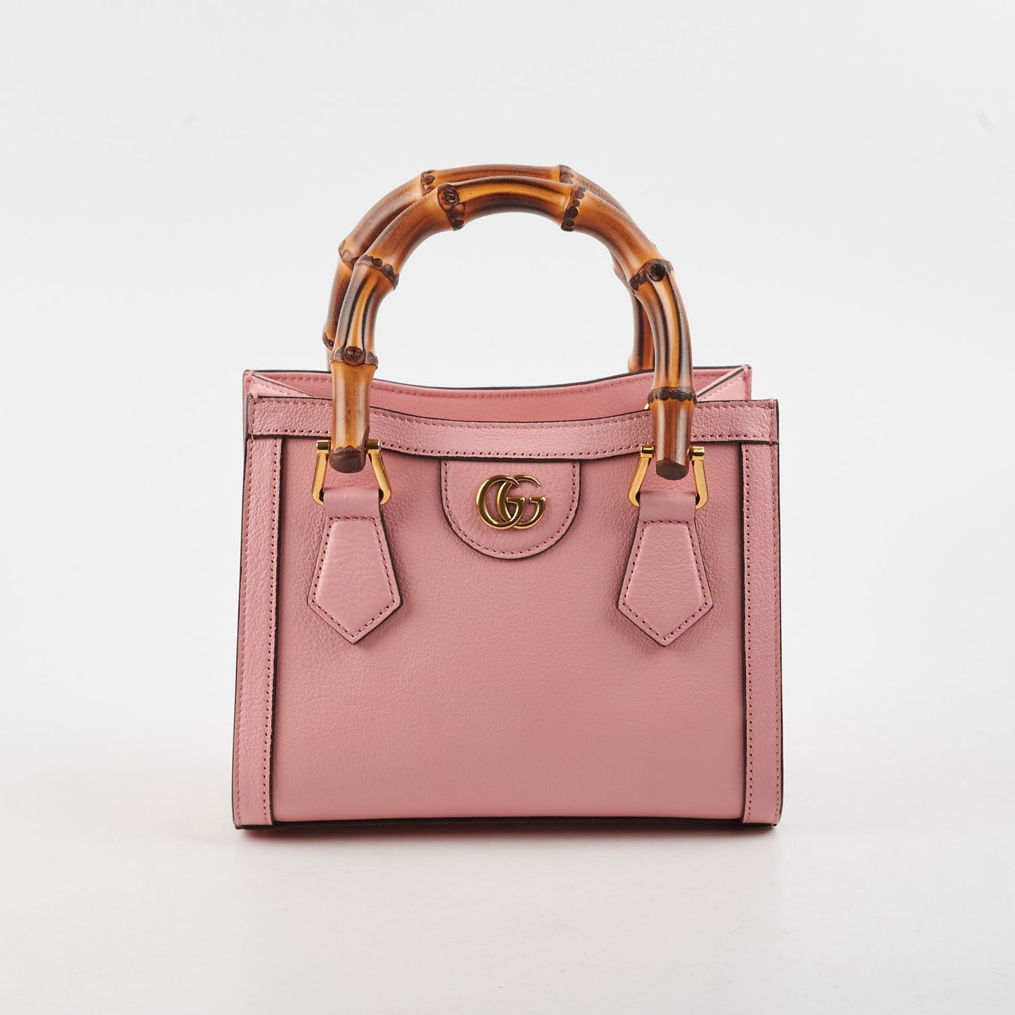 Gucci Diana Bamboo Shoulder Bag Pink Small