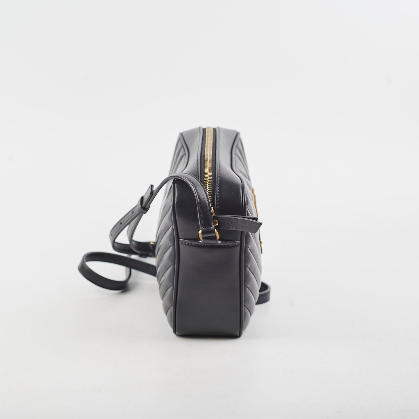 YSL Saint Laurent Camera Crossbody Bag Black